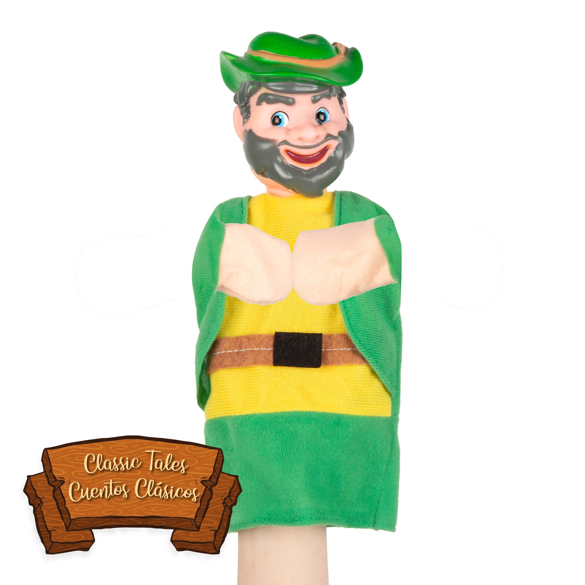 Set Marionetas Caperucita Roja 25 cm Cucu Show