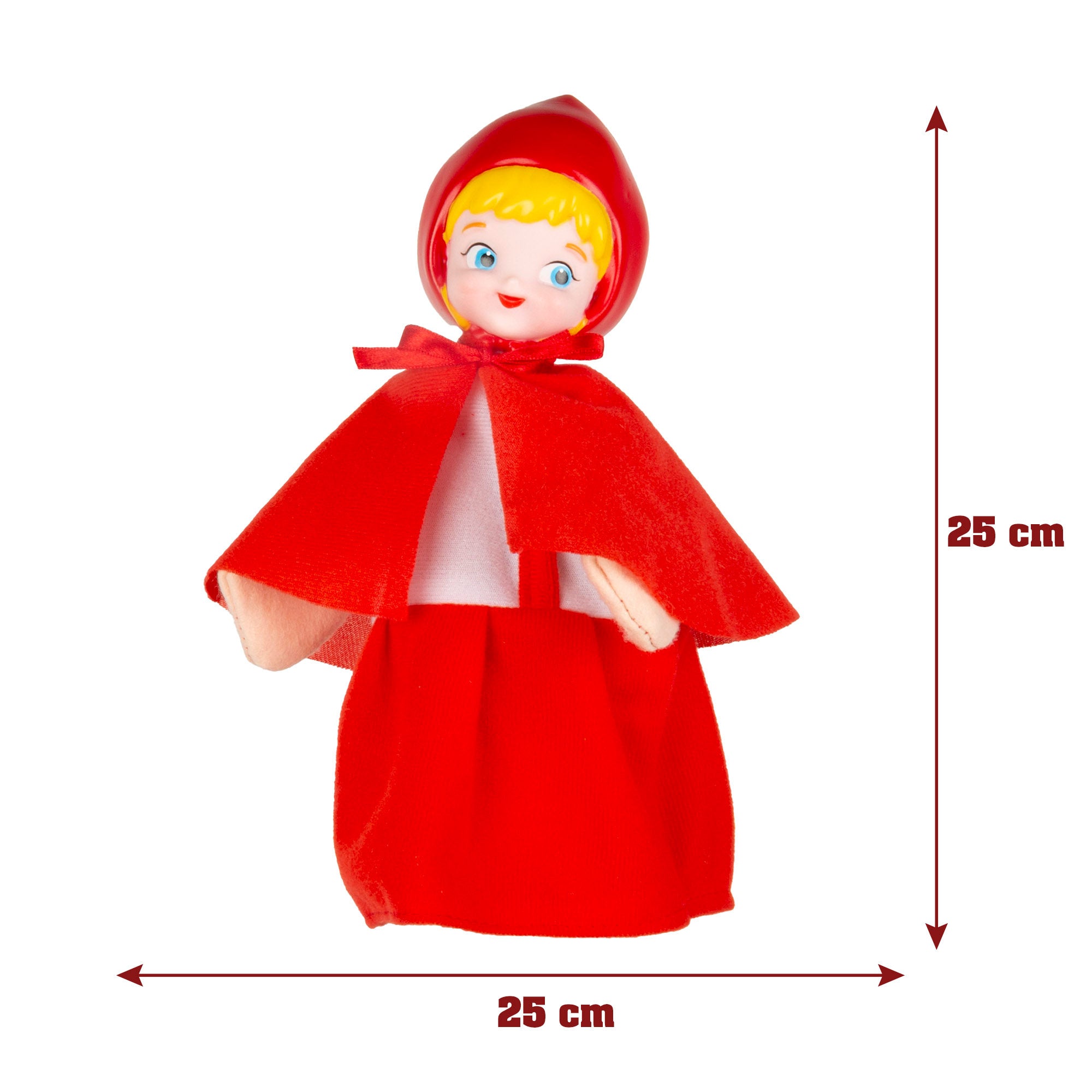 Set Marionetas Caperucita Roja 25 cm Cucu Show