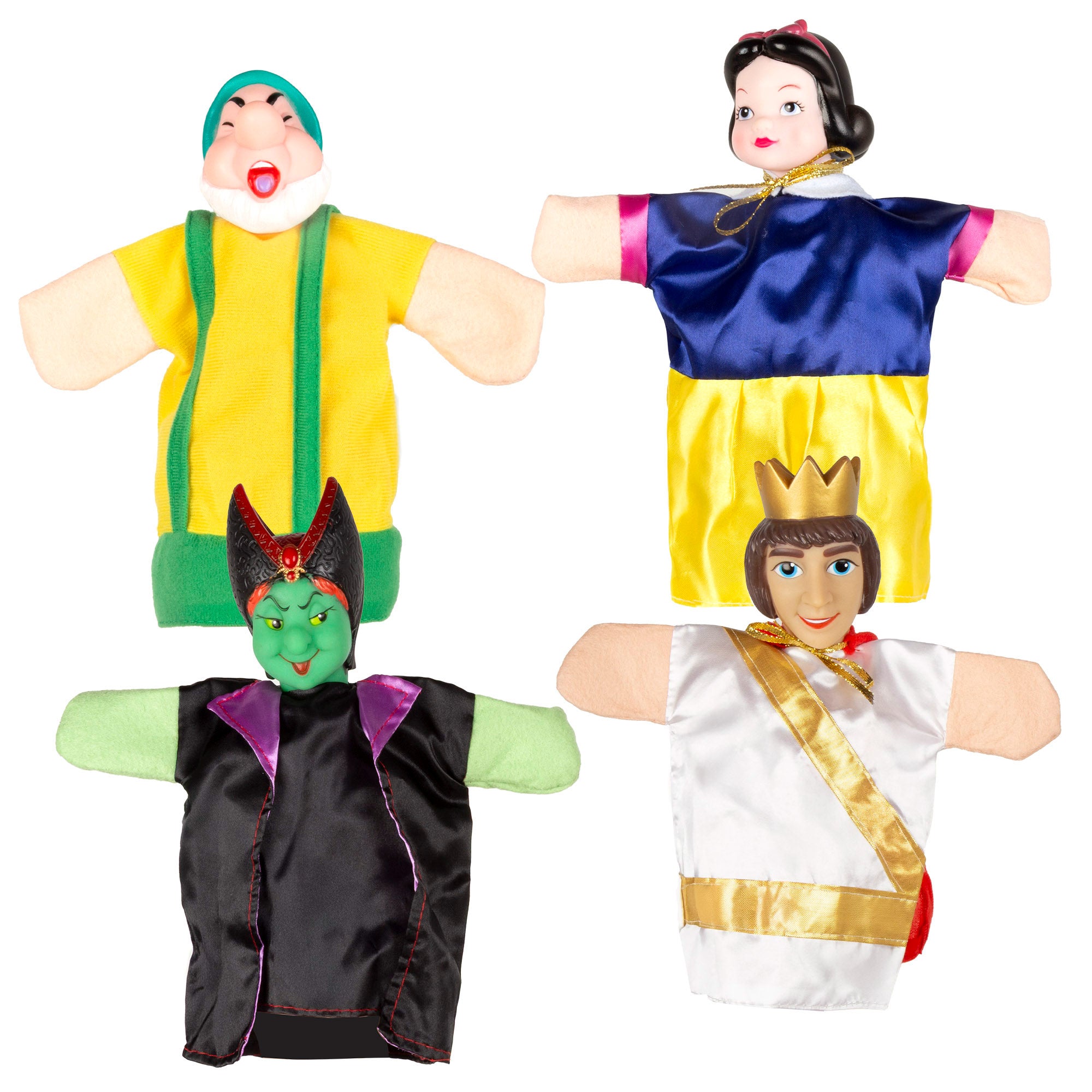 Set Marionetas Blancanieves 25 cm Cucu Show