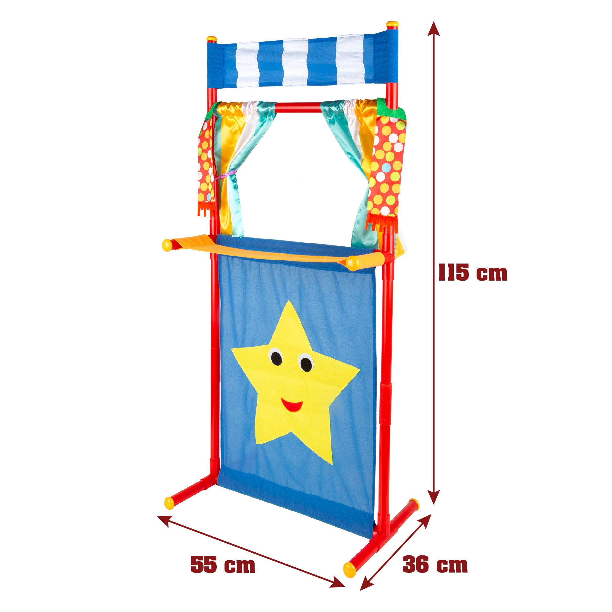 Set Teatro de marionetas Los tres cerditos 25 cm Cucu Show