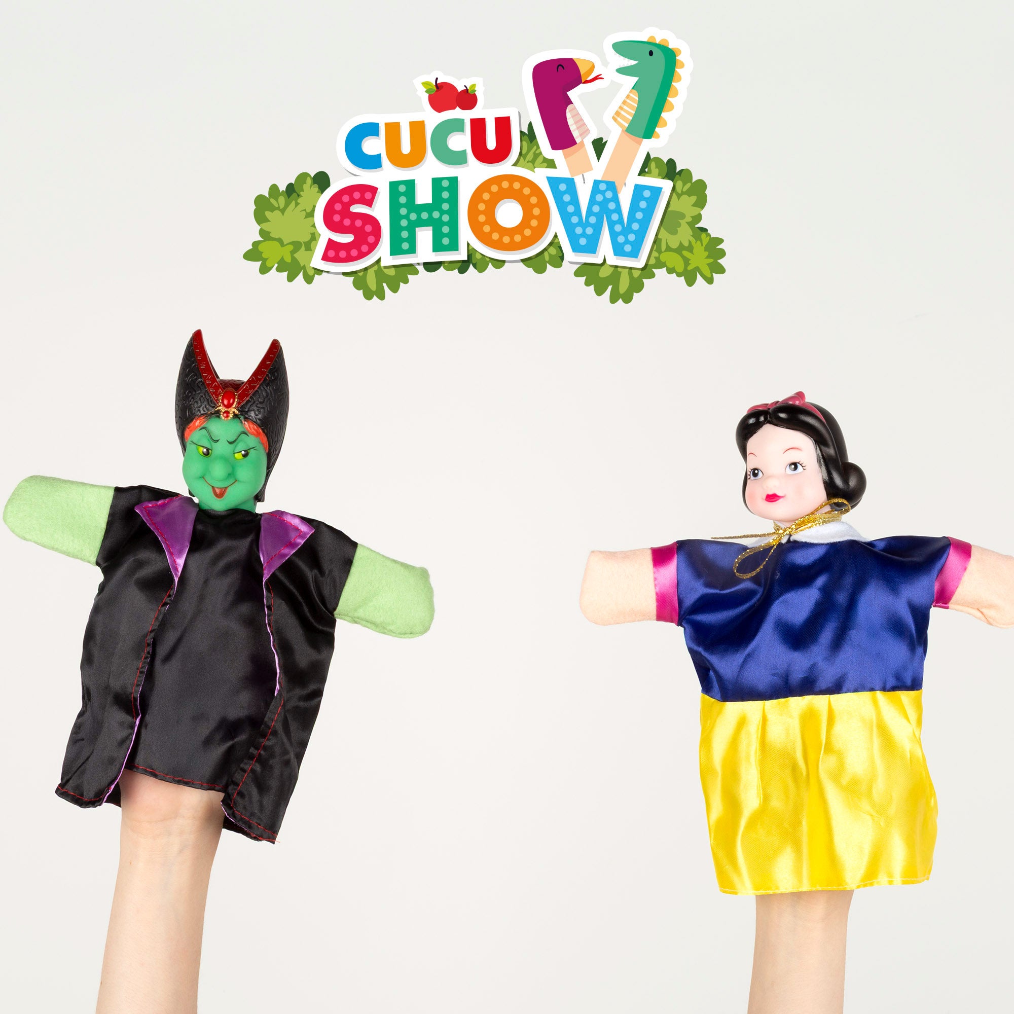 Set Teatro de marionetas Blancanieves 25 cm Cucu Show