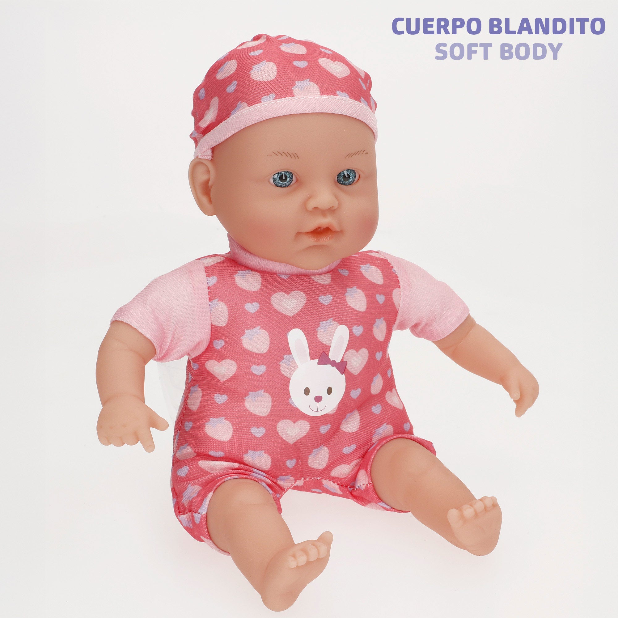 Set Muñeca niña 41 cm y bebé 32 cm con accesorios Colorbaby's