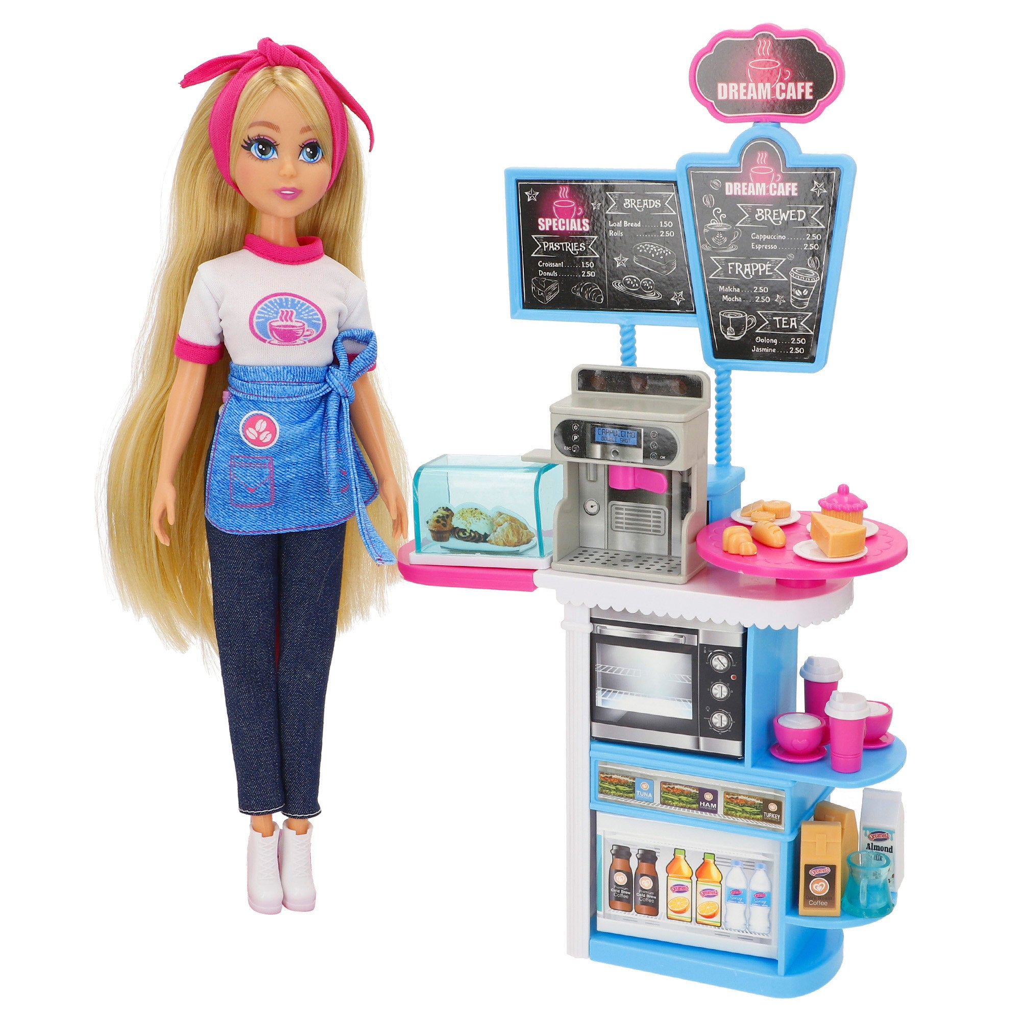 Set muñeca cafetería con accesorios Dreameez