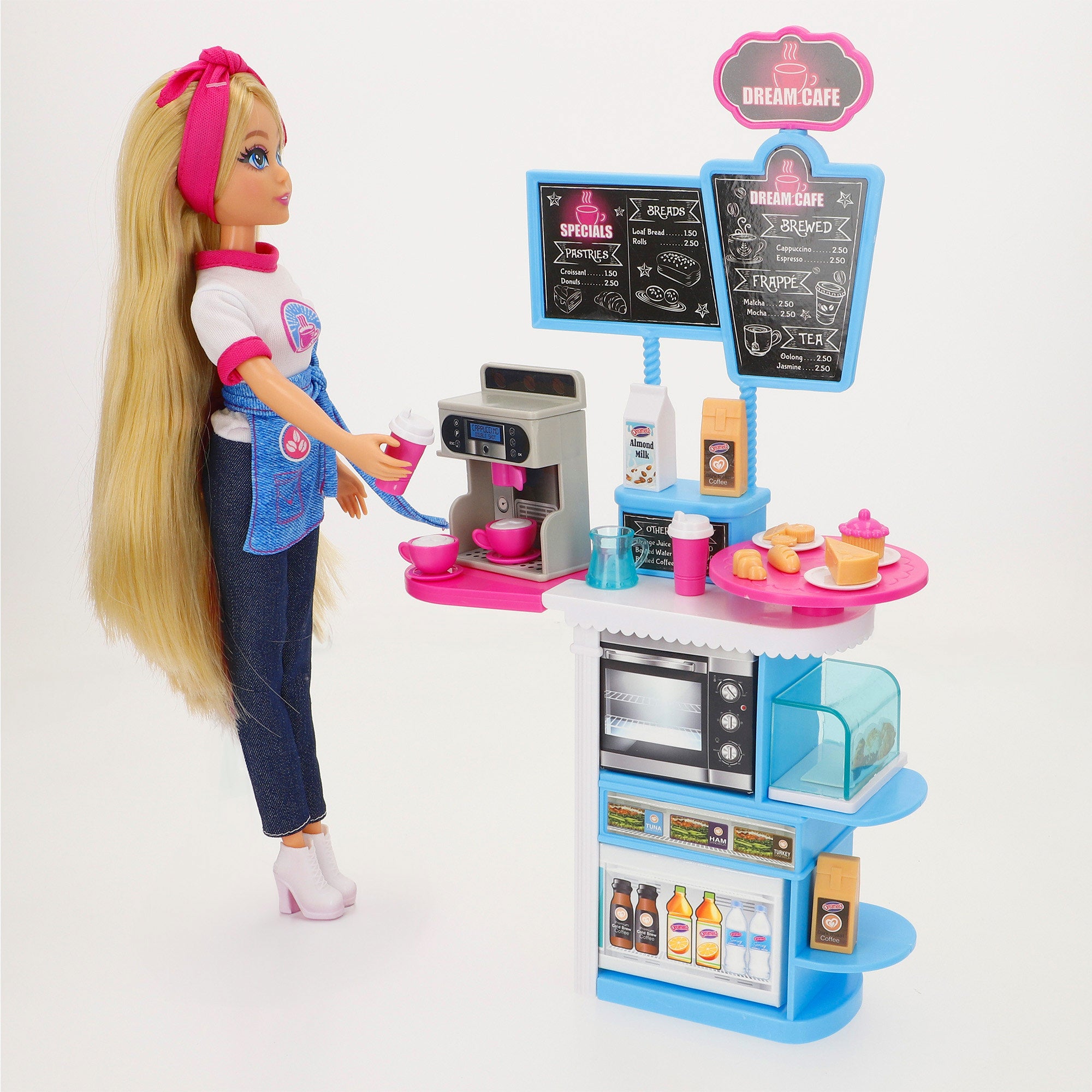 Set muñeca cafetería con accesorios Dreameez
