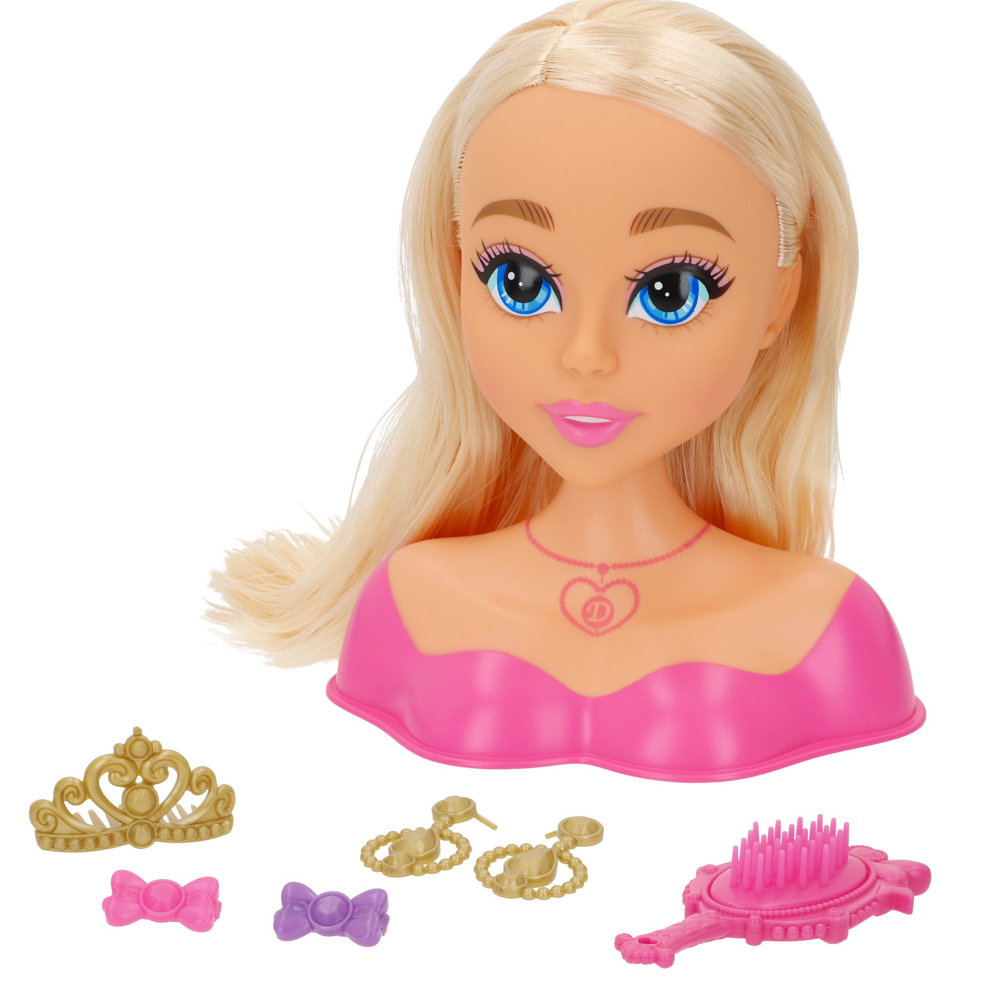 Busto muñeca para peinar con accesorios Dreameez