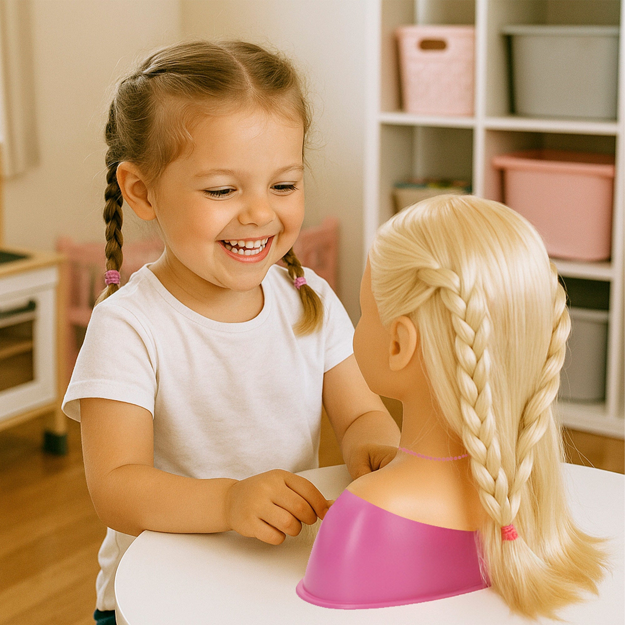 Busto muñeca para peinar con accesorios Dreameez