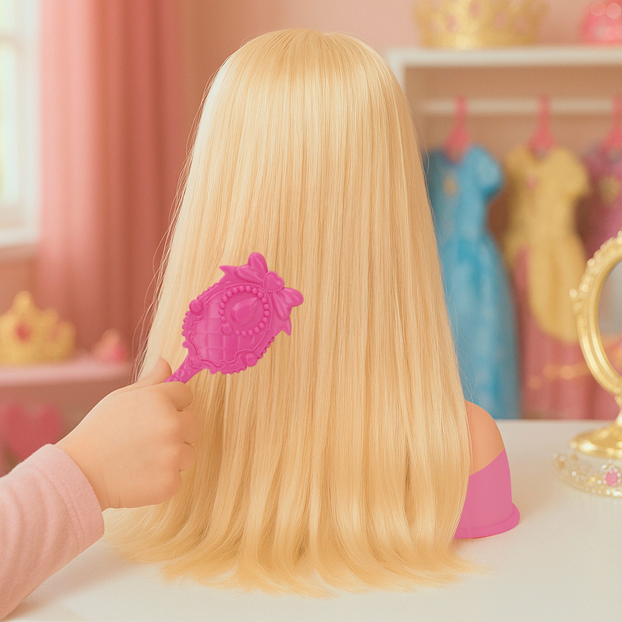 Busto muñeca para peinar con accesorios Dreameez