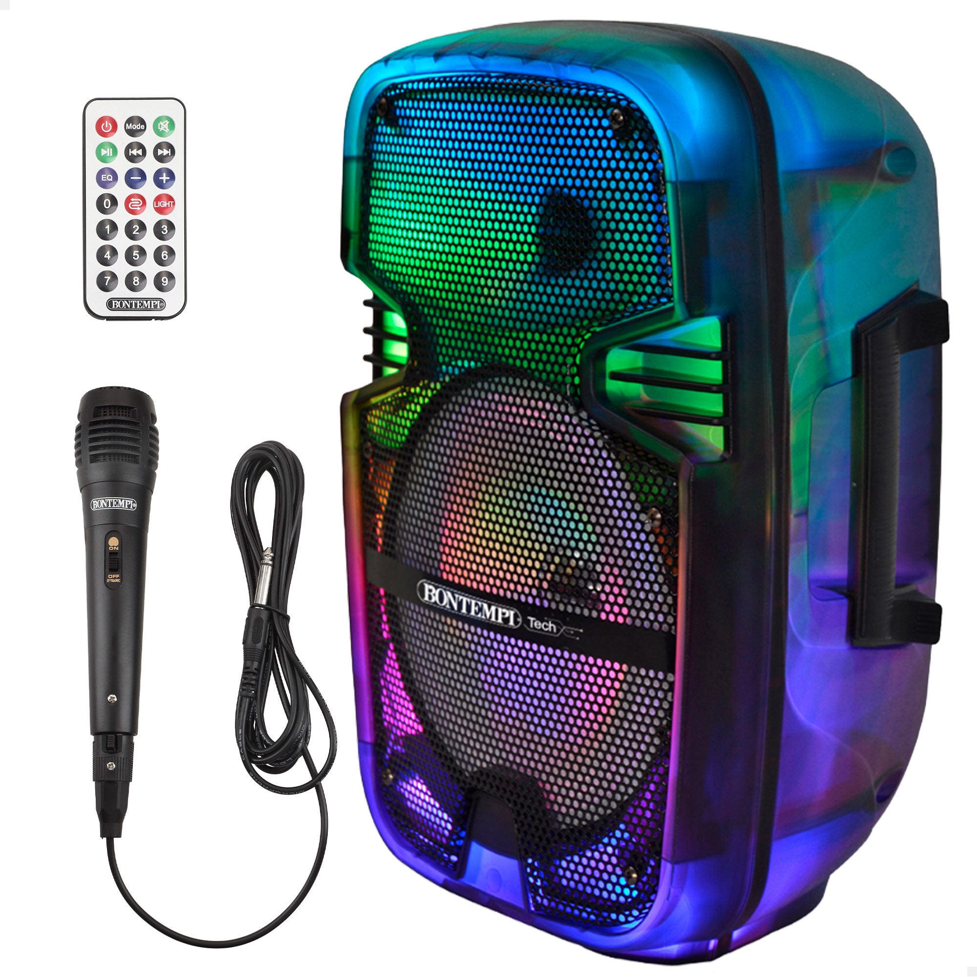 Altavoz inalámbrico 180W con karaoke y 1 micrófono Bontempi