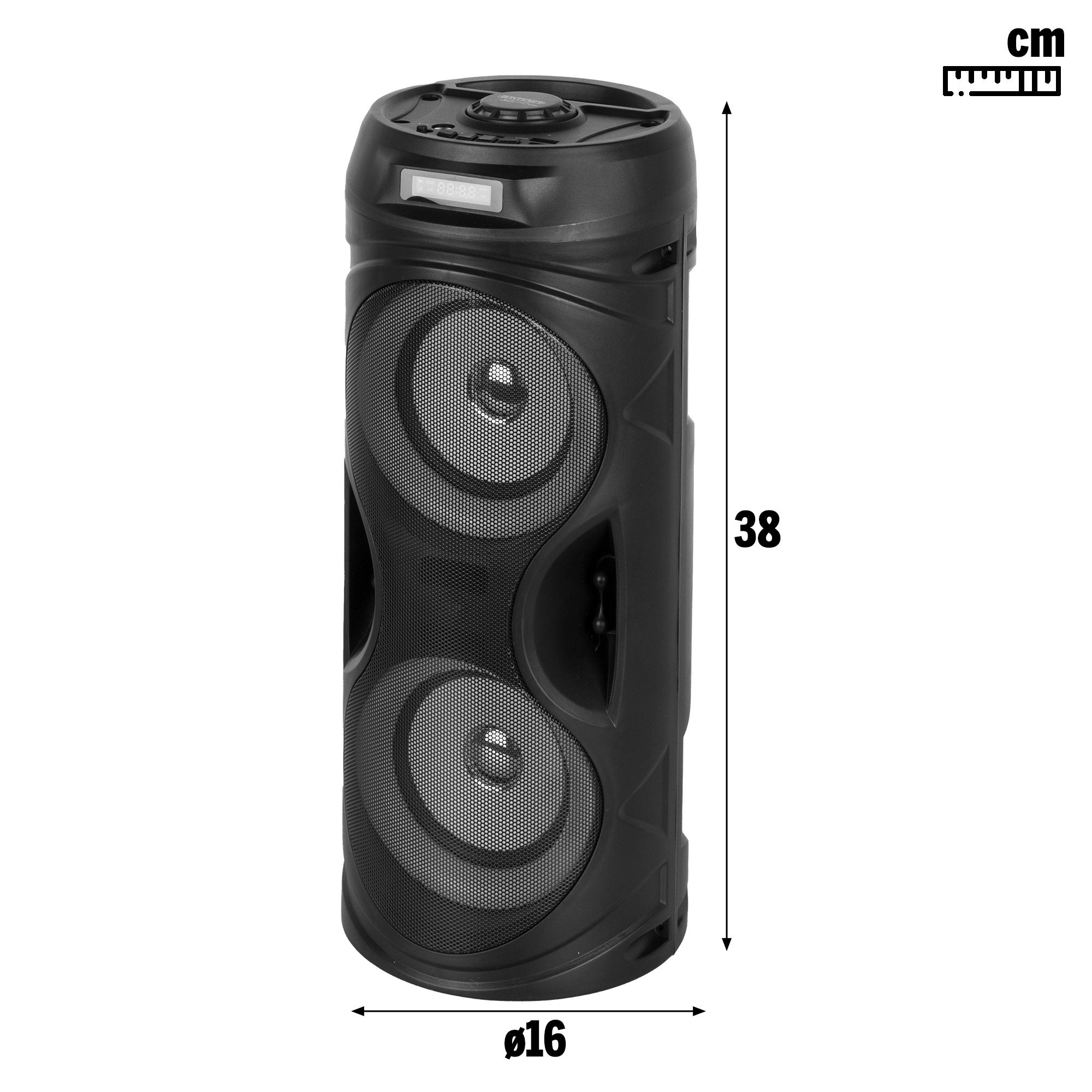 Altavoz inalámbrico 160W con micrófono y luces Bontempi