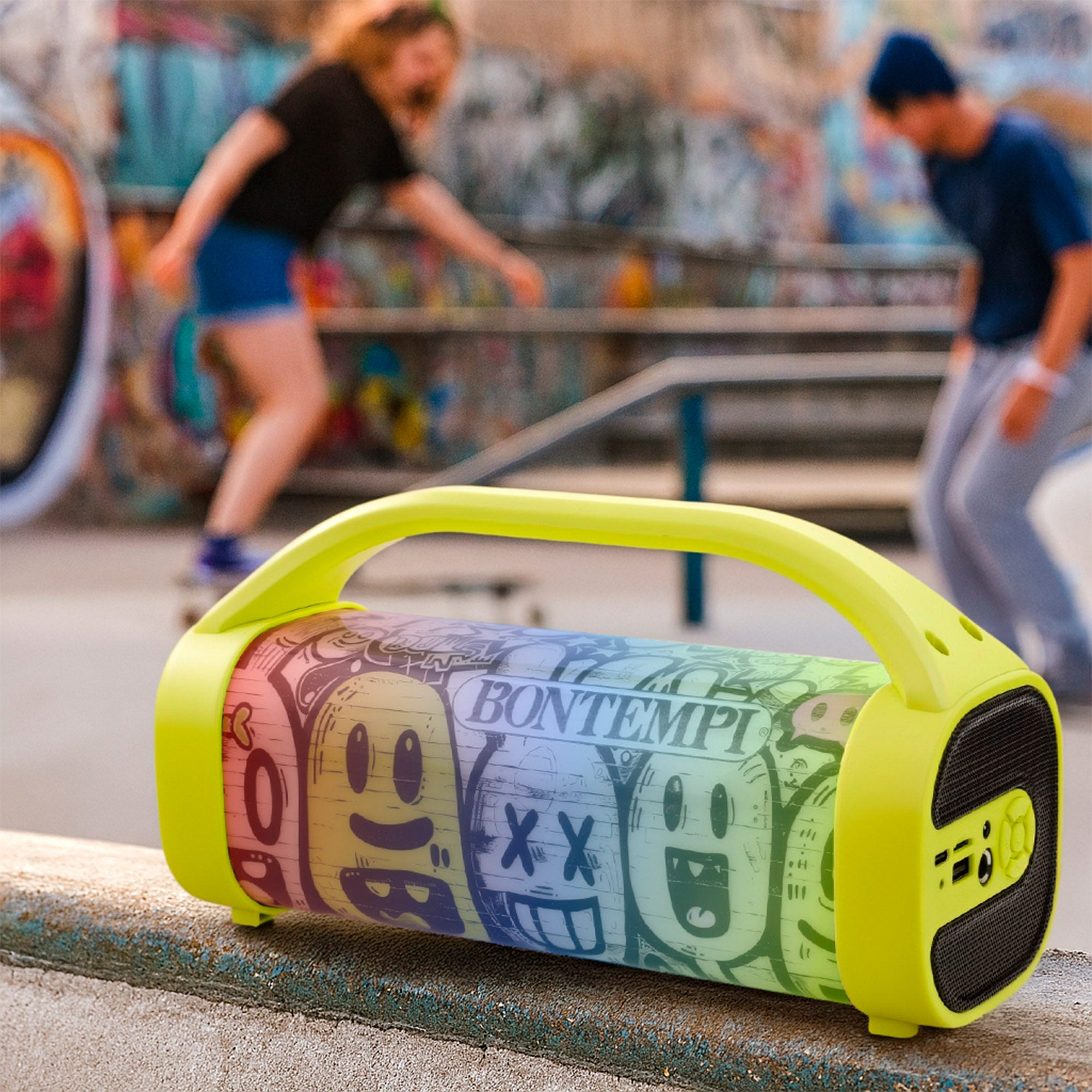 Altavoz inalámbrico 80W con karaoke y micrófono Bontempi