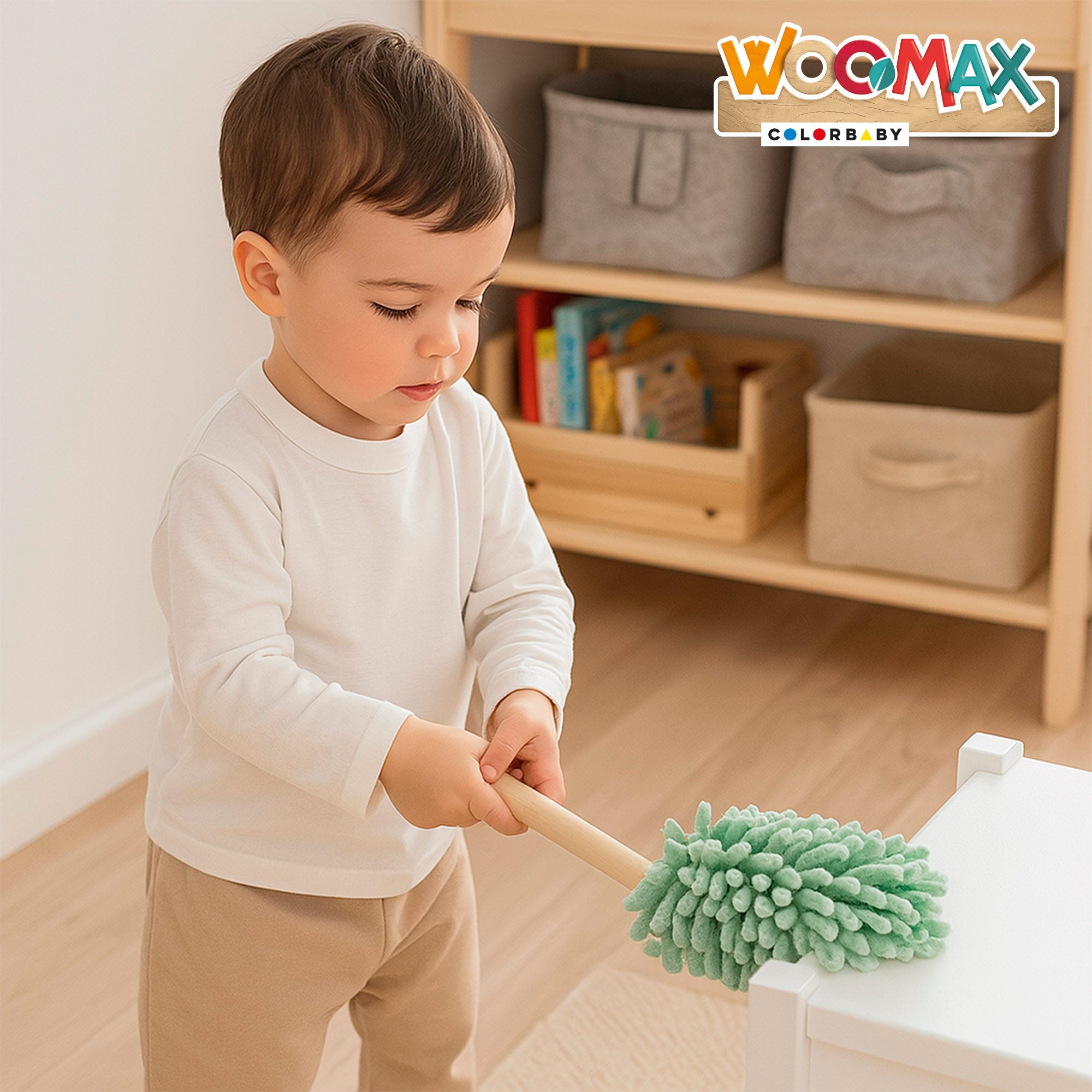 WOOMAX Set de limpieza de madera con 5 piezas