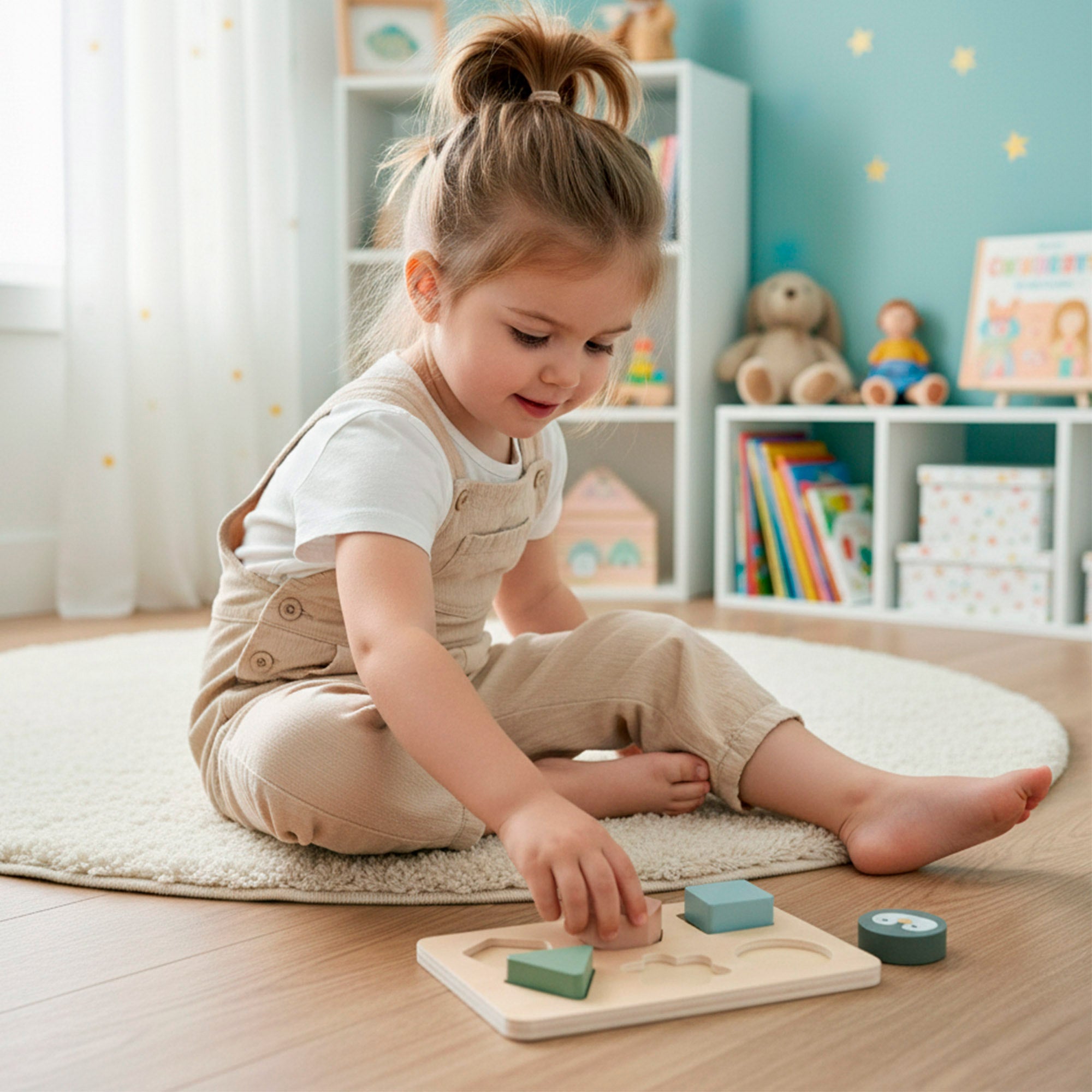 WOOMAX Set 3 juegos madera bebé