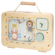 WOOMAX Televisión de madera interactiva con reloj