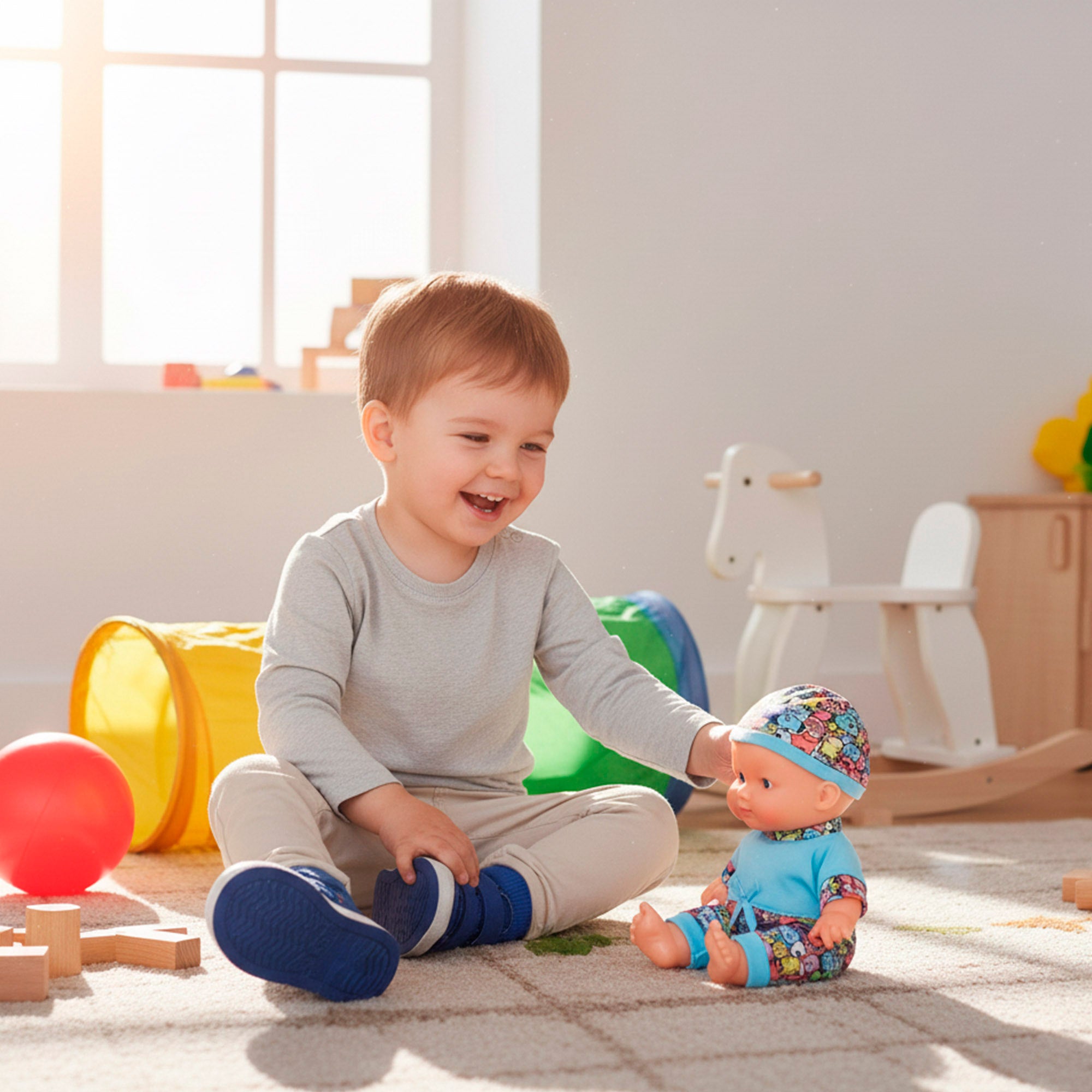 Set 3 Muñecos bebé 20 cm con ropa Colorbaby's