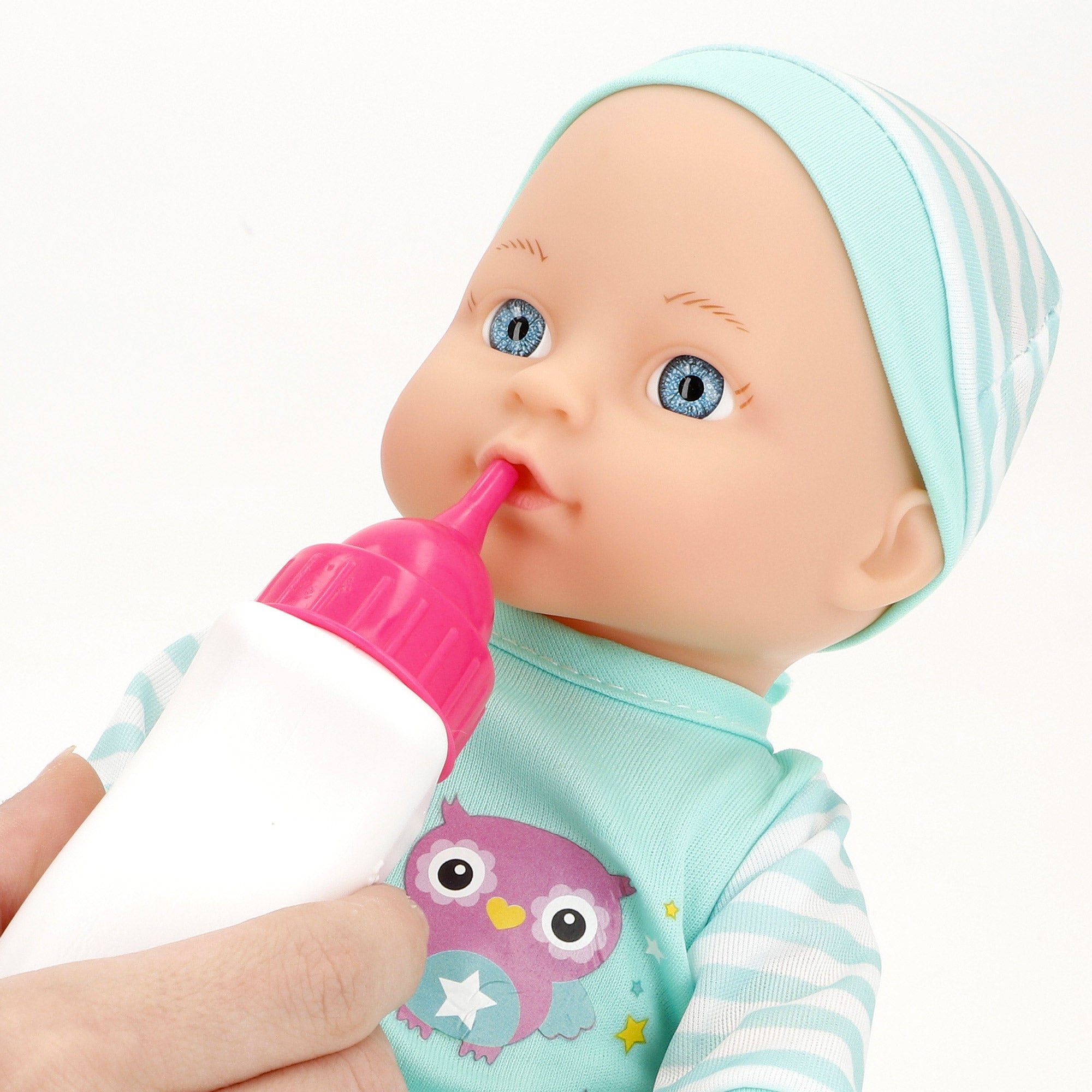 Muñeco bebé 30 cm con trona y accesorios Colorbaby's