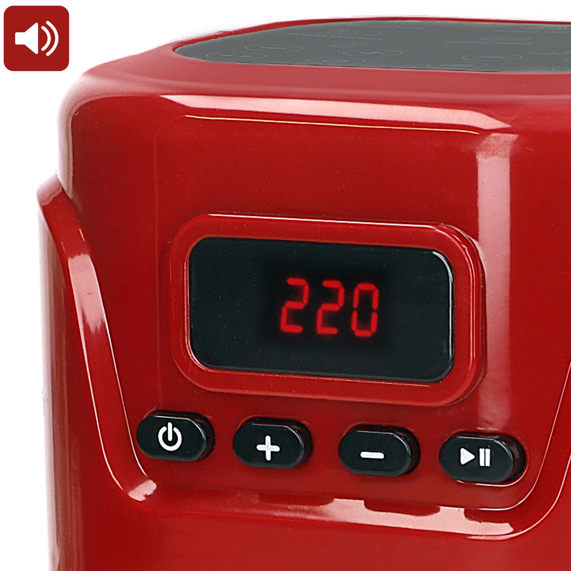 Freidora de aire con luz y sonido My Home