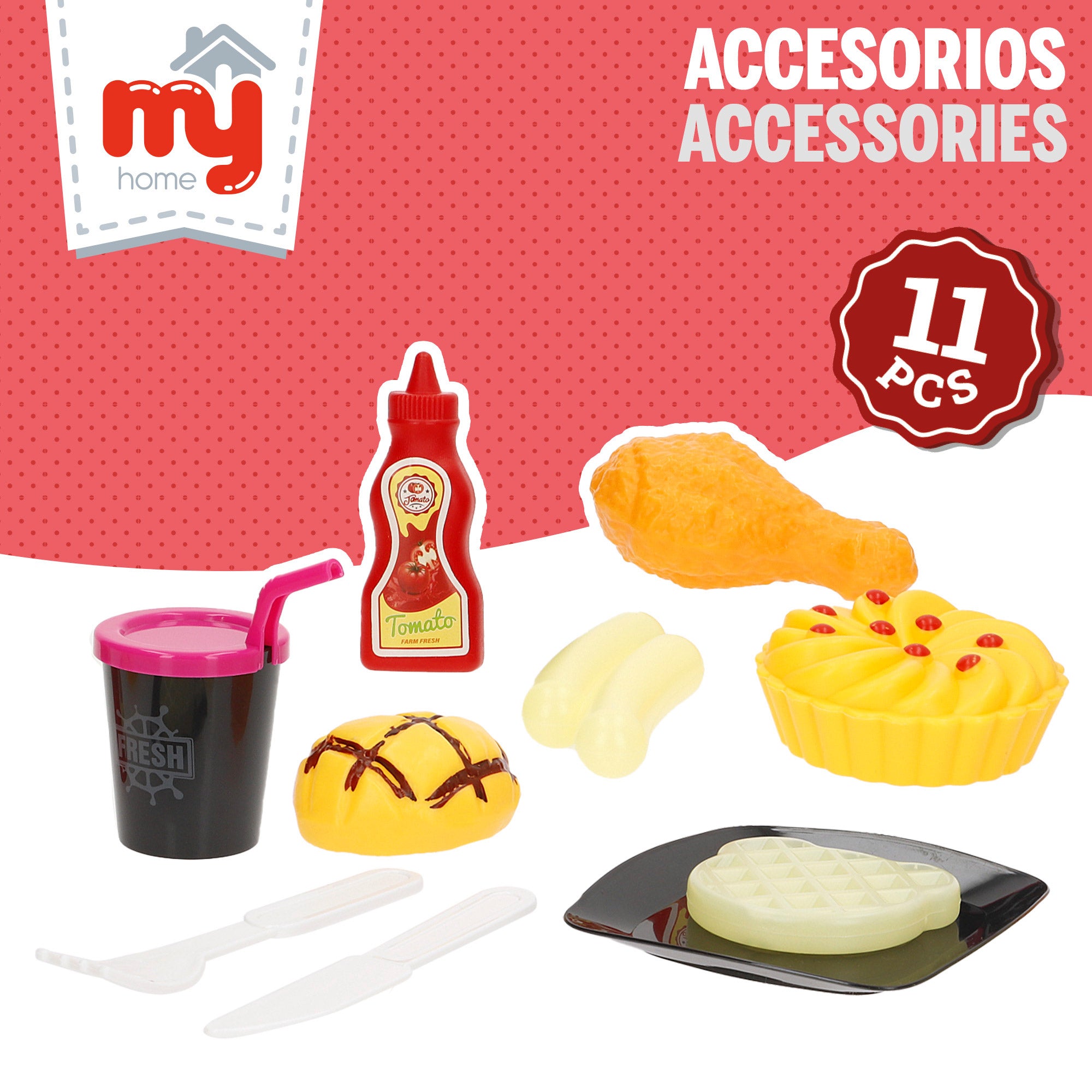 Freidora de aire con luz y sonido My Home