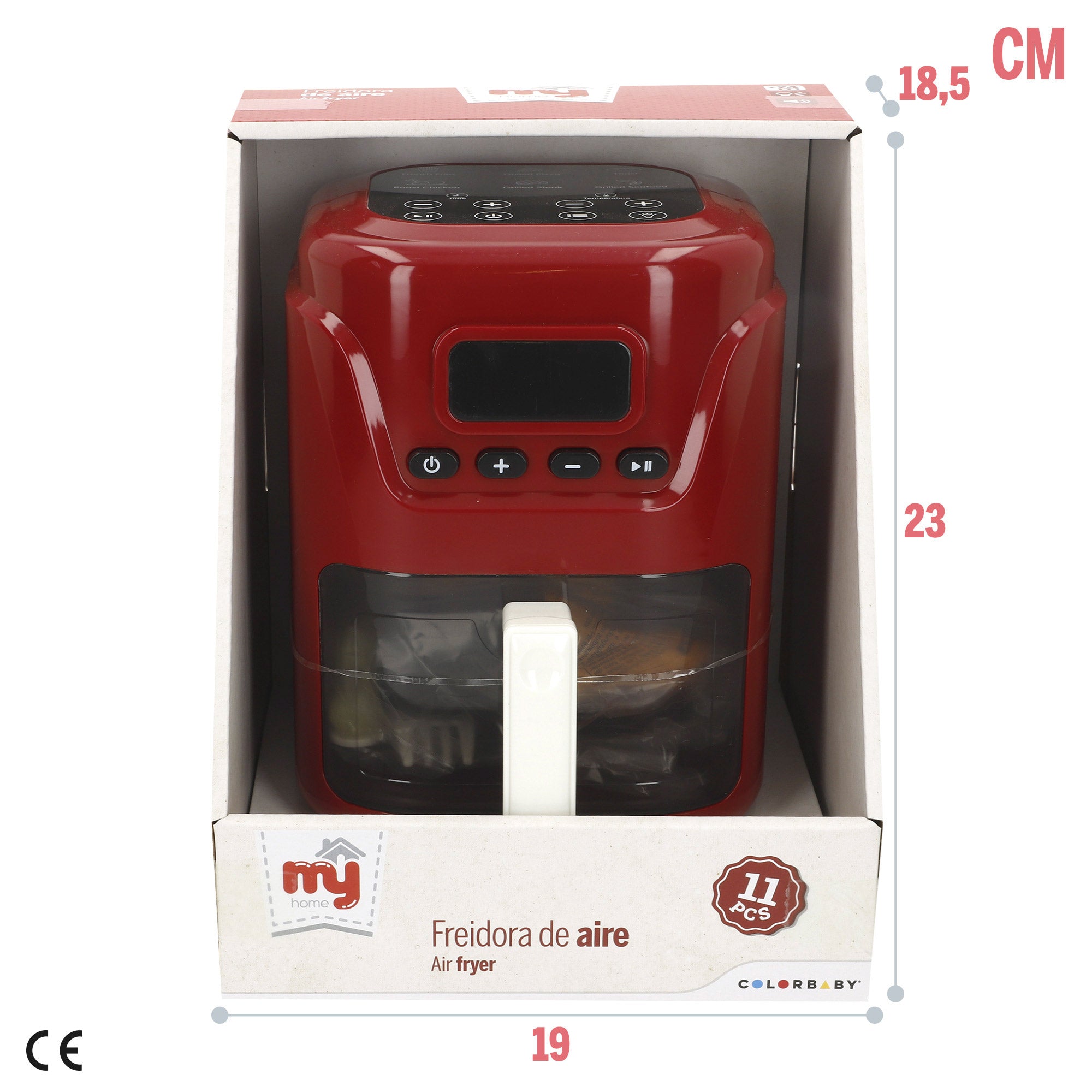 Freidora de aire con luz y sonido My Home