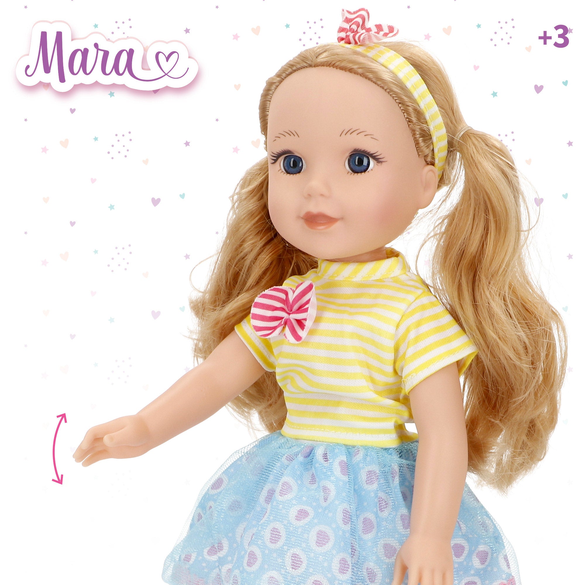 Muñeca articulada 36 cm Mara