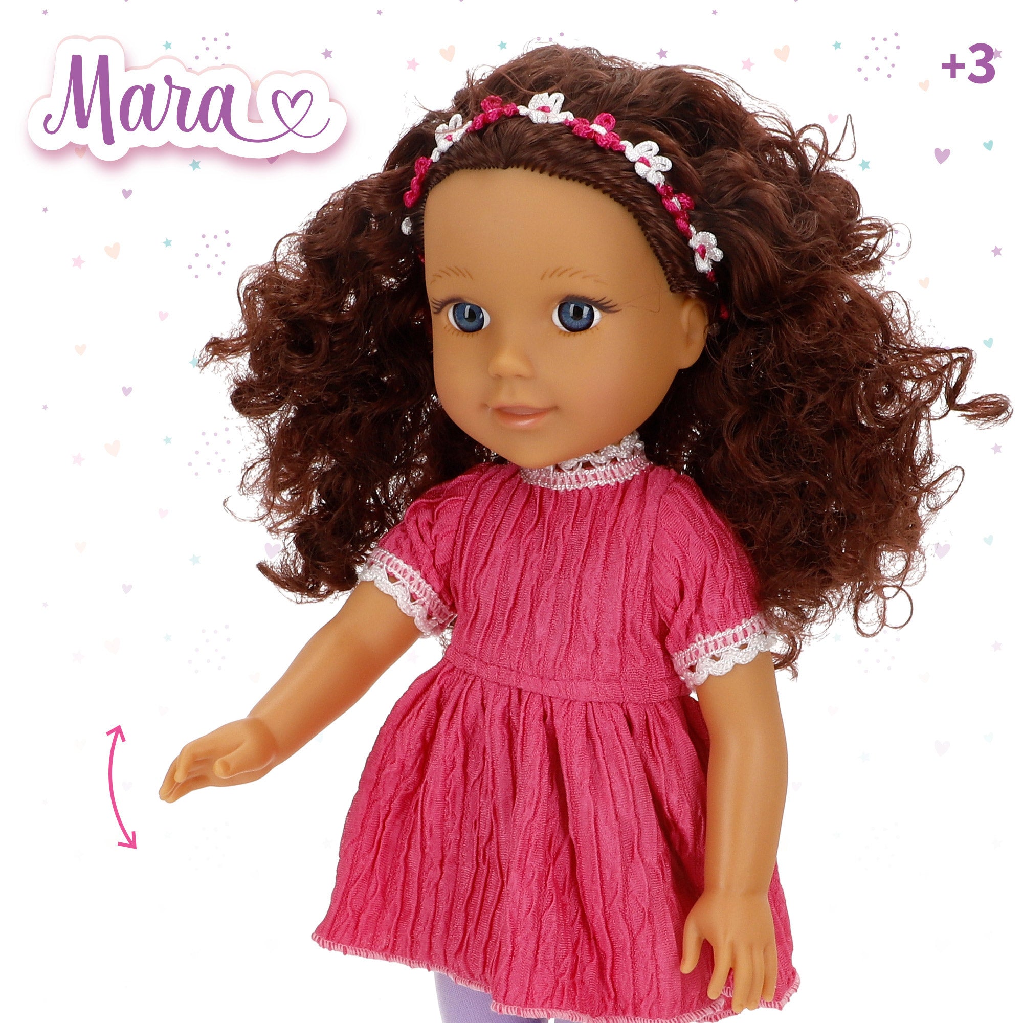 Muñeca articulada 36 cm casual Mara