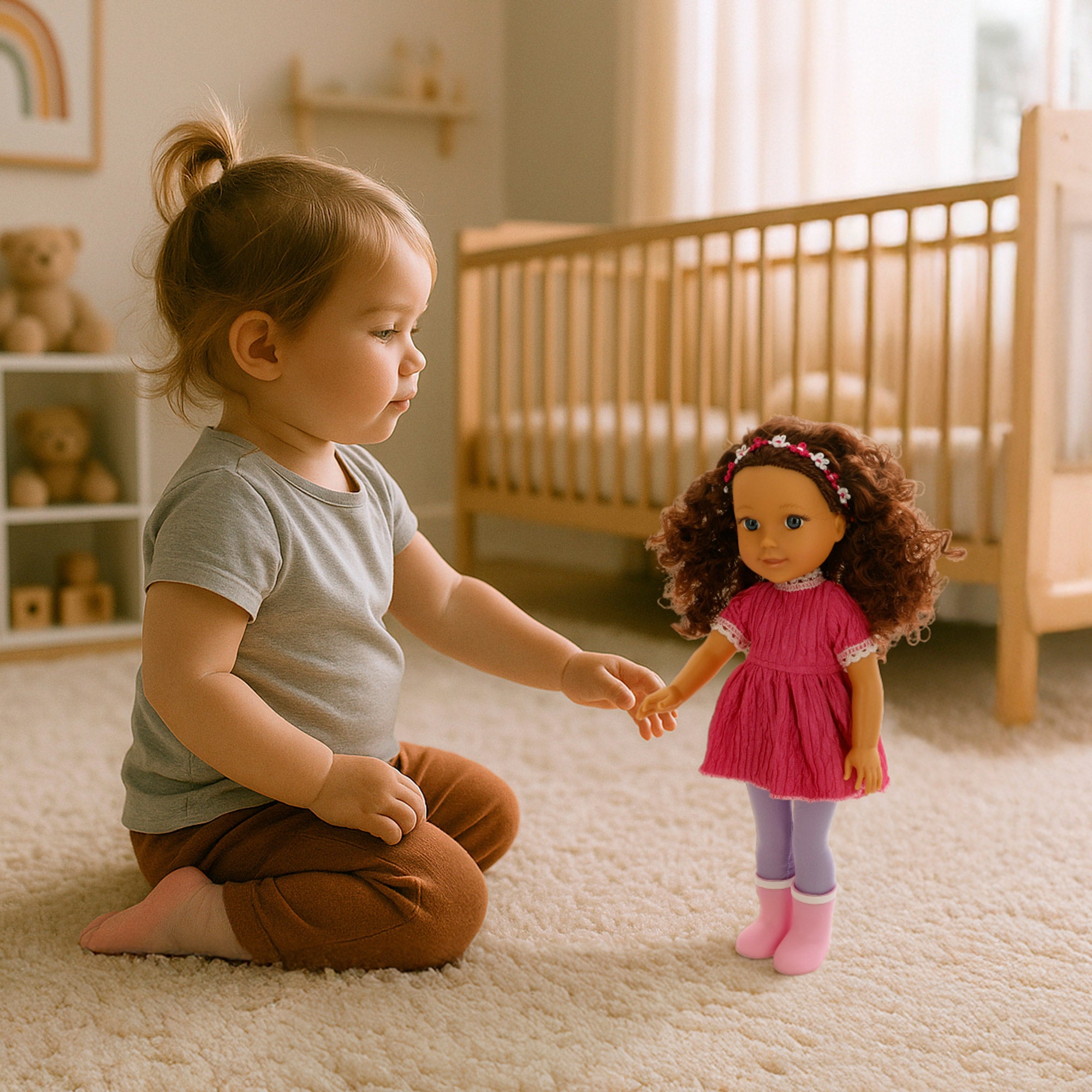 Muñeca articulada 36 cm casual Mara