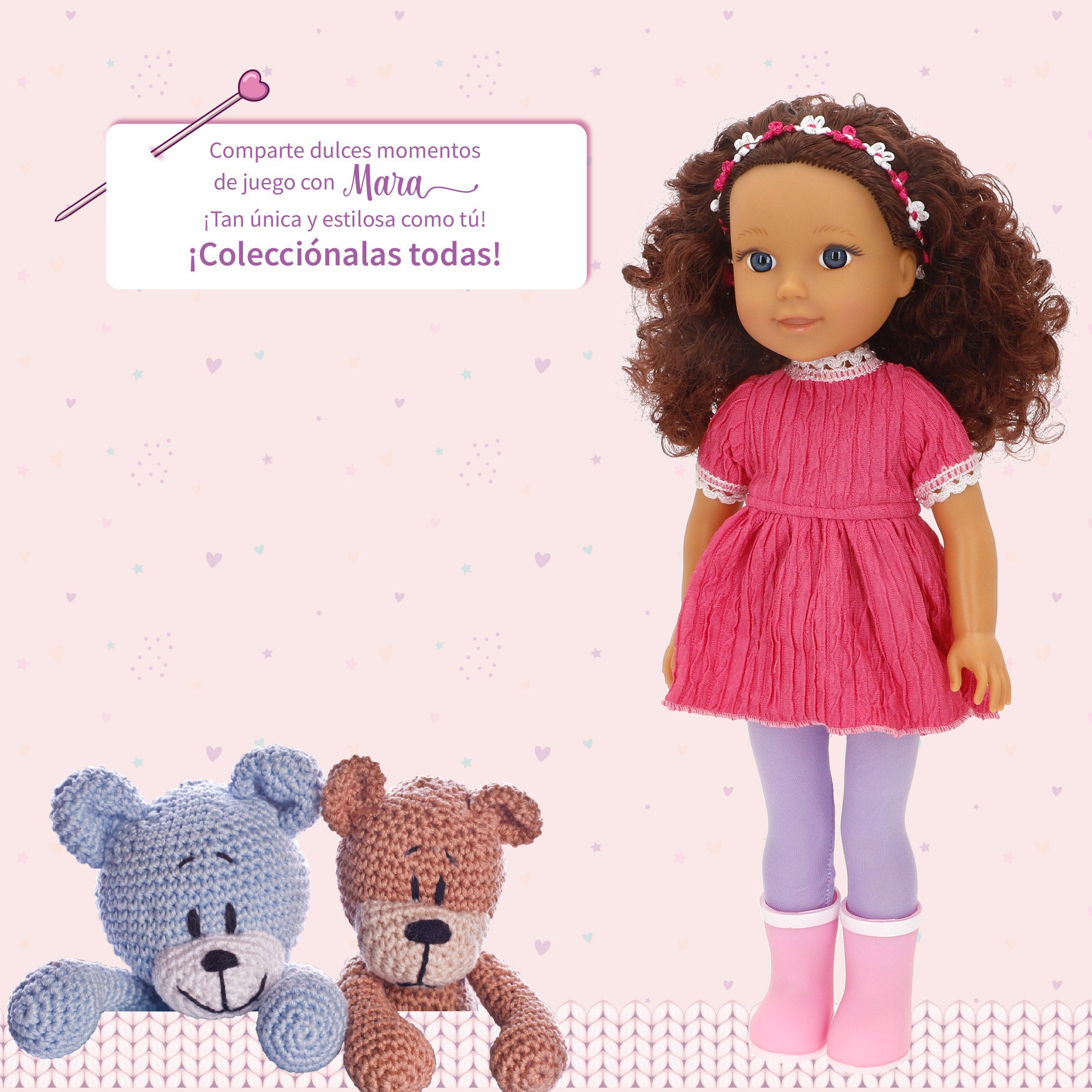 Muñeca articulada 36 cm casual Mara