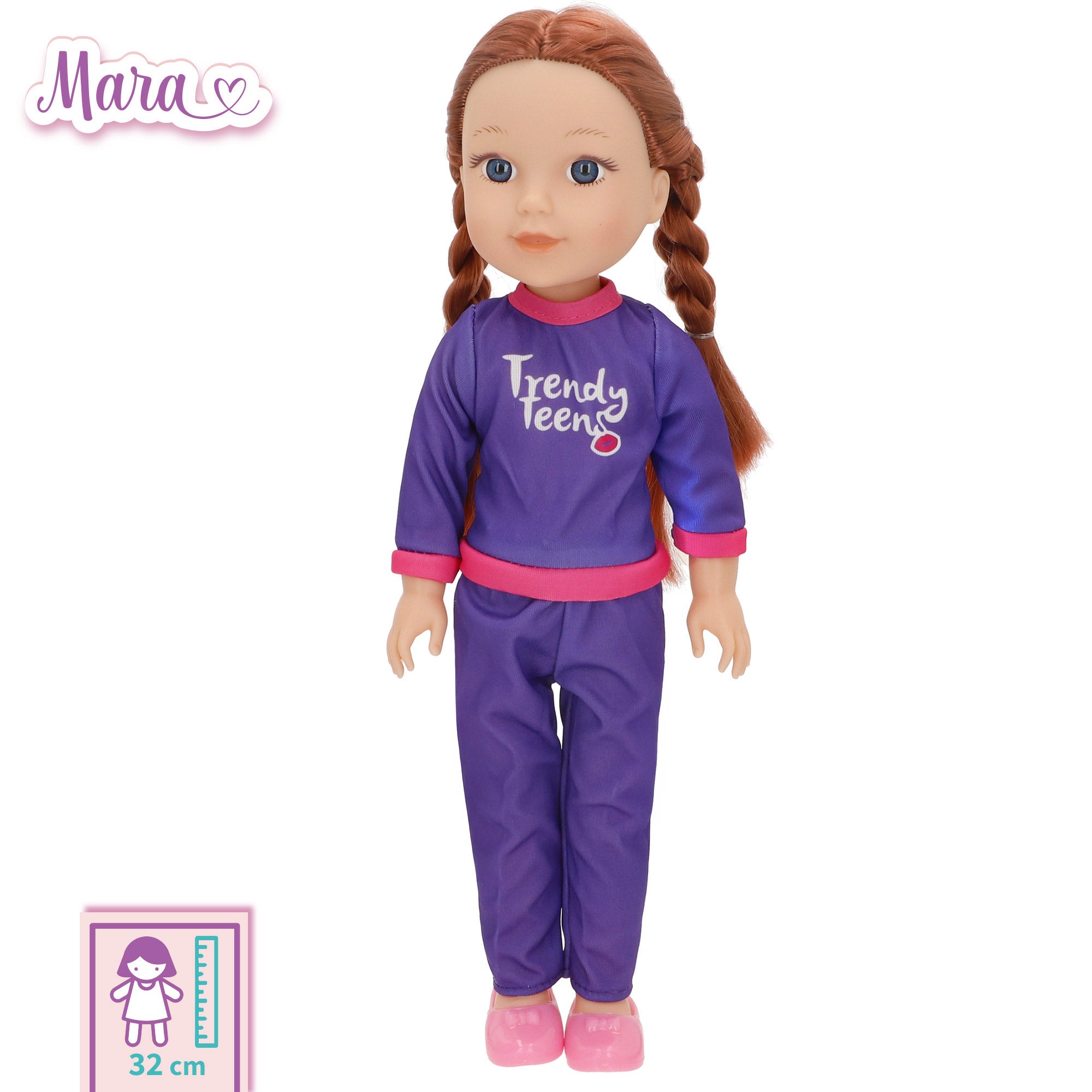 Muñeca articulada deportista 36 cm Mara