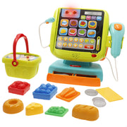 Winfun Set caja registradora 4 idiomas con luz y sonido