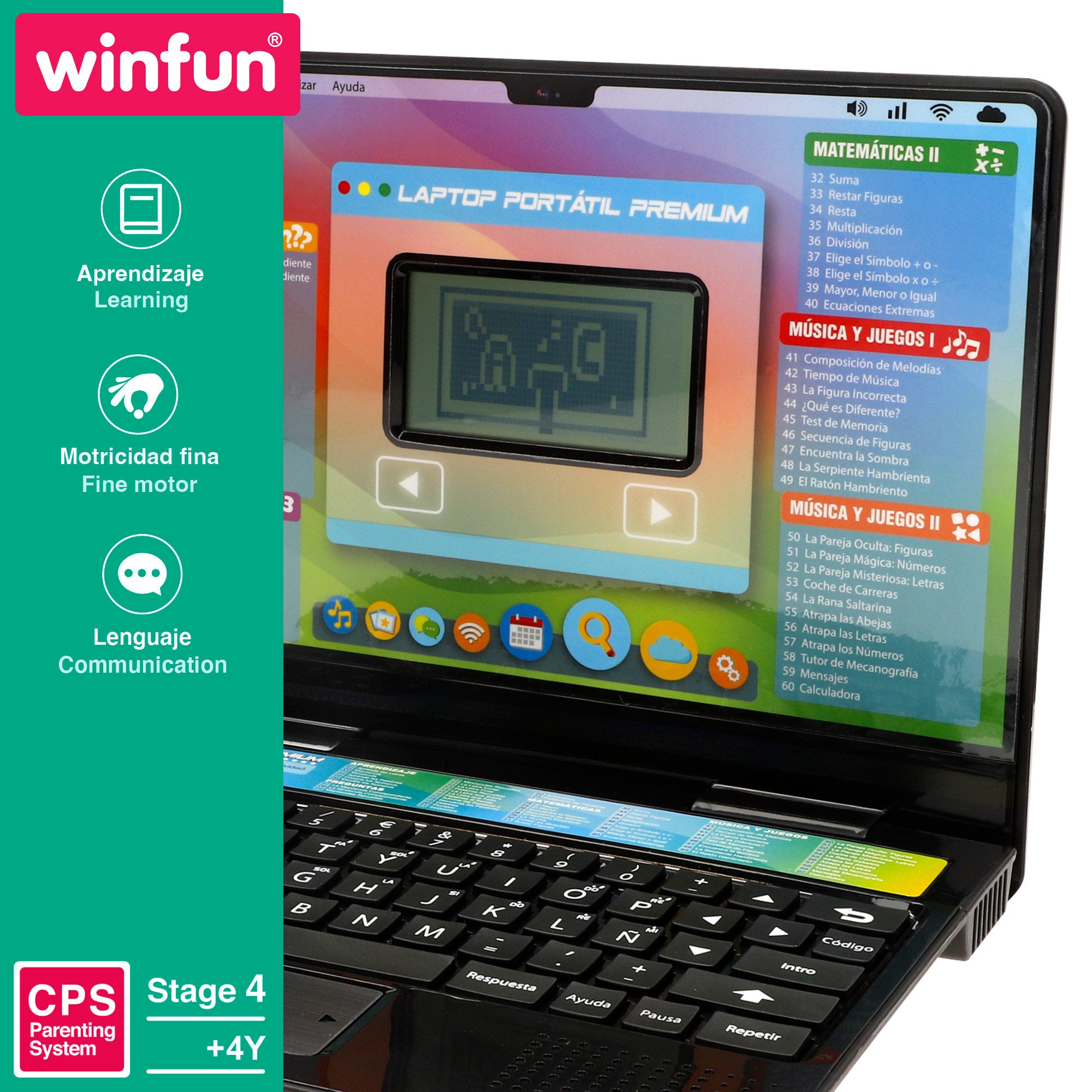 Winfun Portátil interactivo con actividades para niños