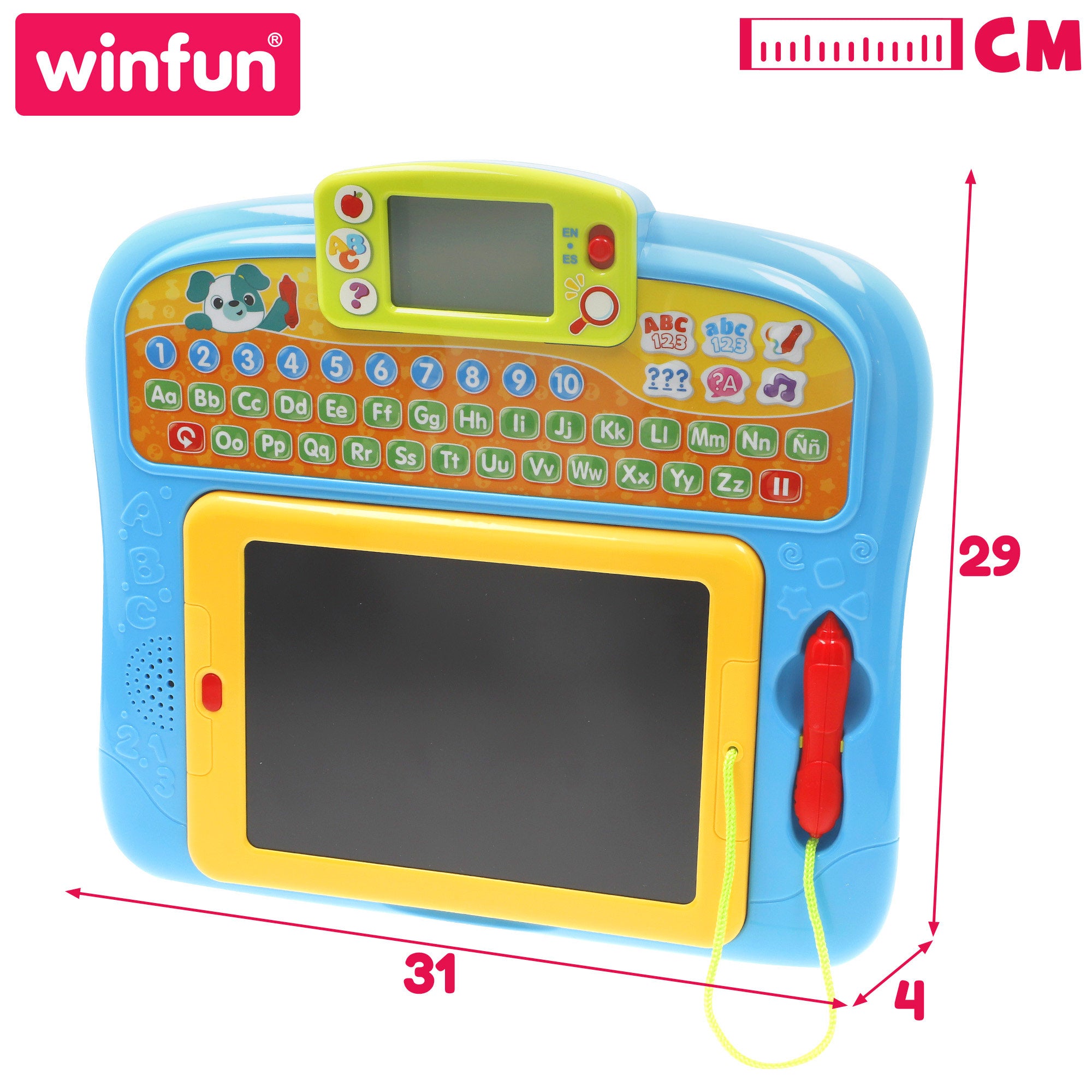 Winfun Tablet aprendizaje bilingüe con panel de dibujo
