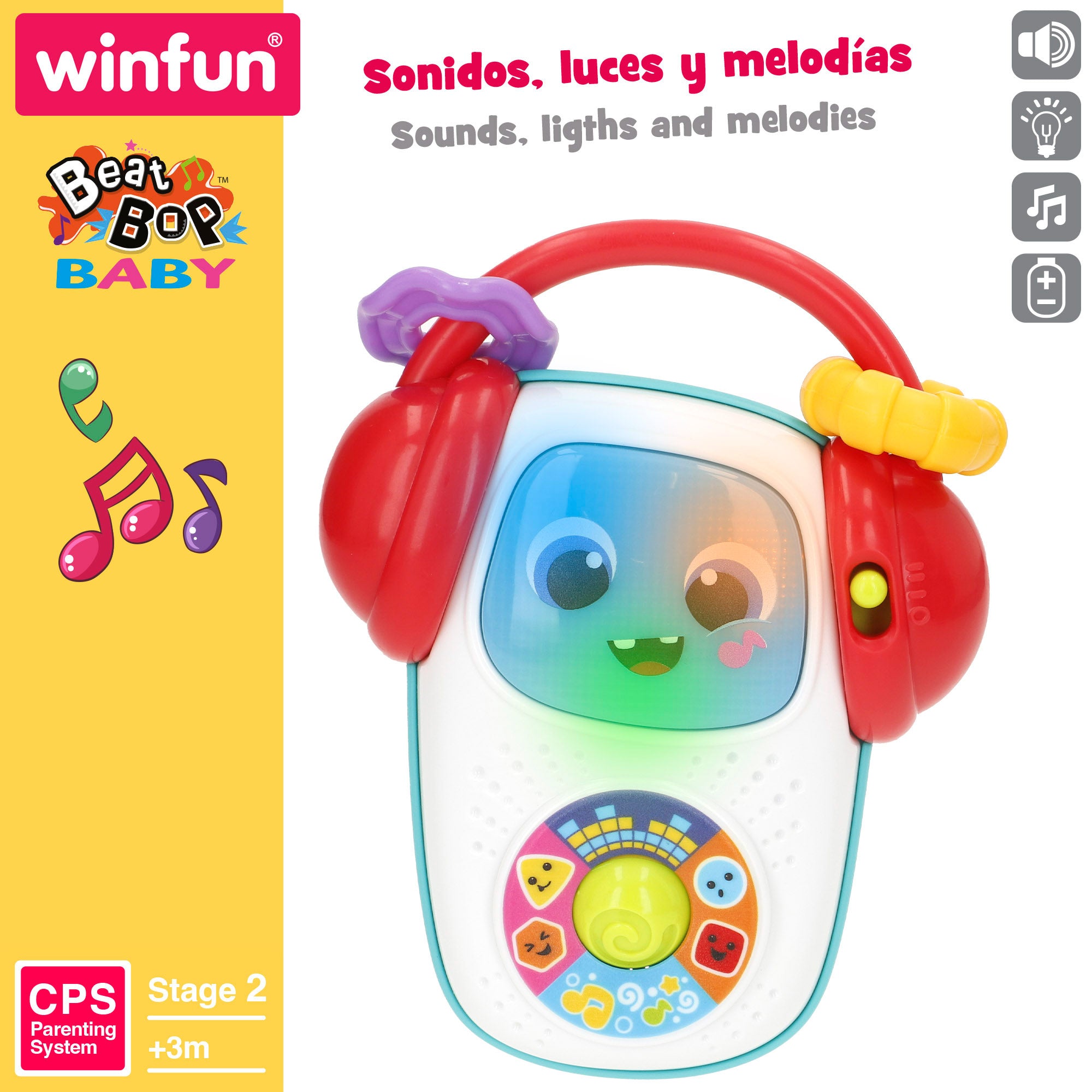 Winfun Reproductor de música portátil para bebés