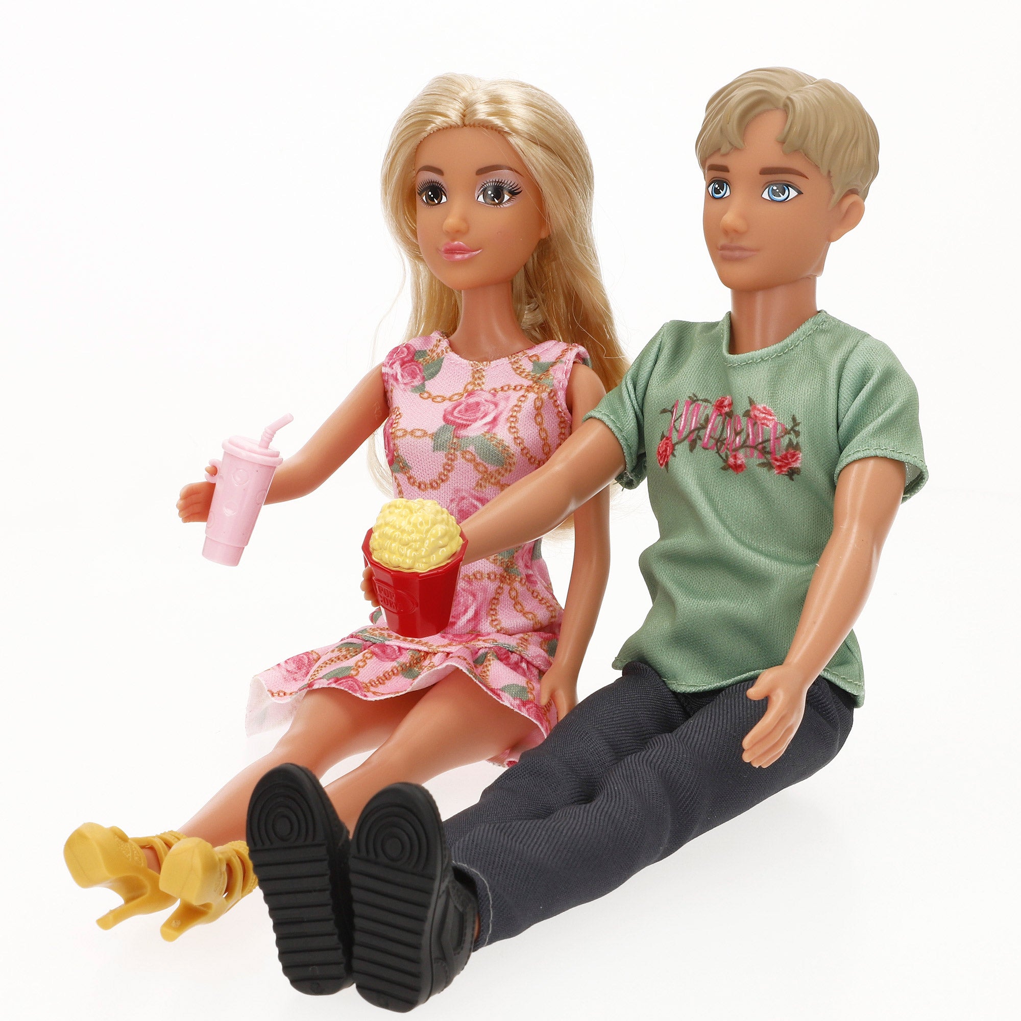 Set 2 muñecos articulados 30 cm Enzo & Isabella