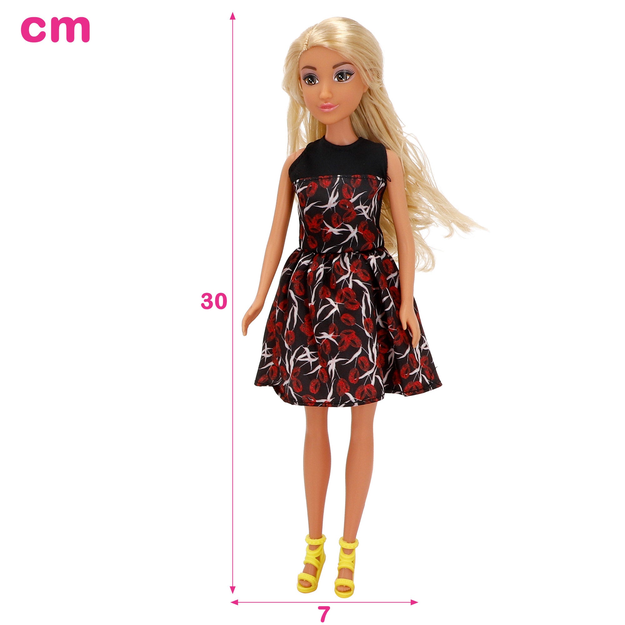 Muñeca diseñadora de moda 30 cm con accesorios Isabella