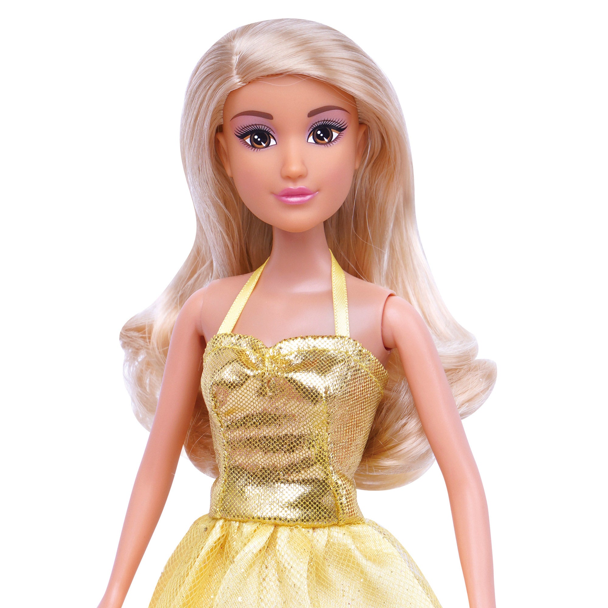 Muñeca princesa 30 cm con vestidos y accesorios Isabella