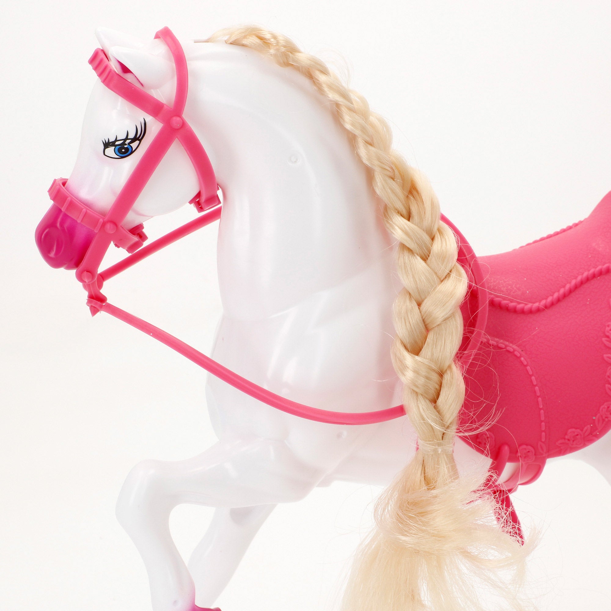 Muñeca princesa 30 cm con caballo blanco y accesorios Isabella