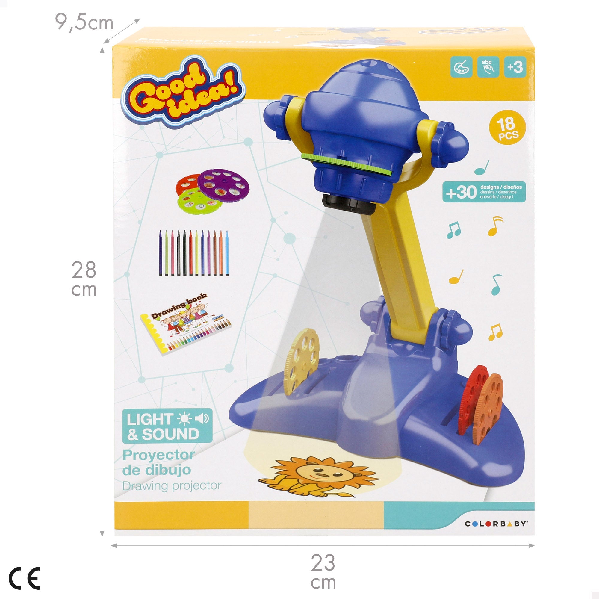 Proyector para dibujar con luz y sonido Good Idea!