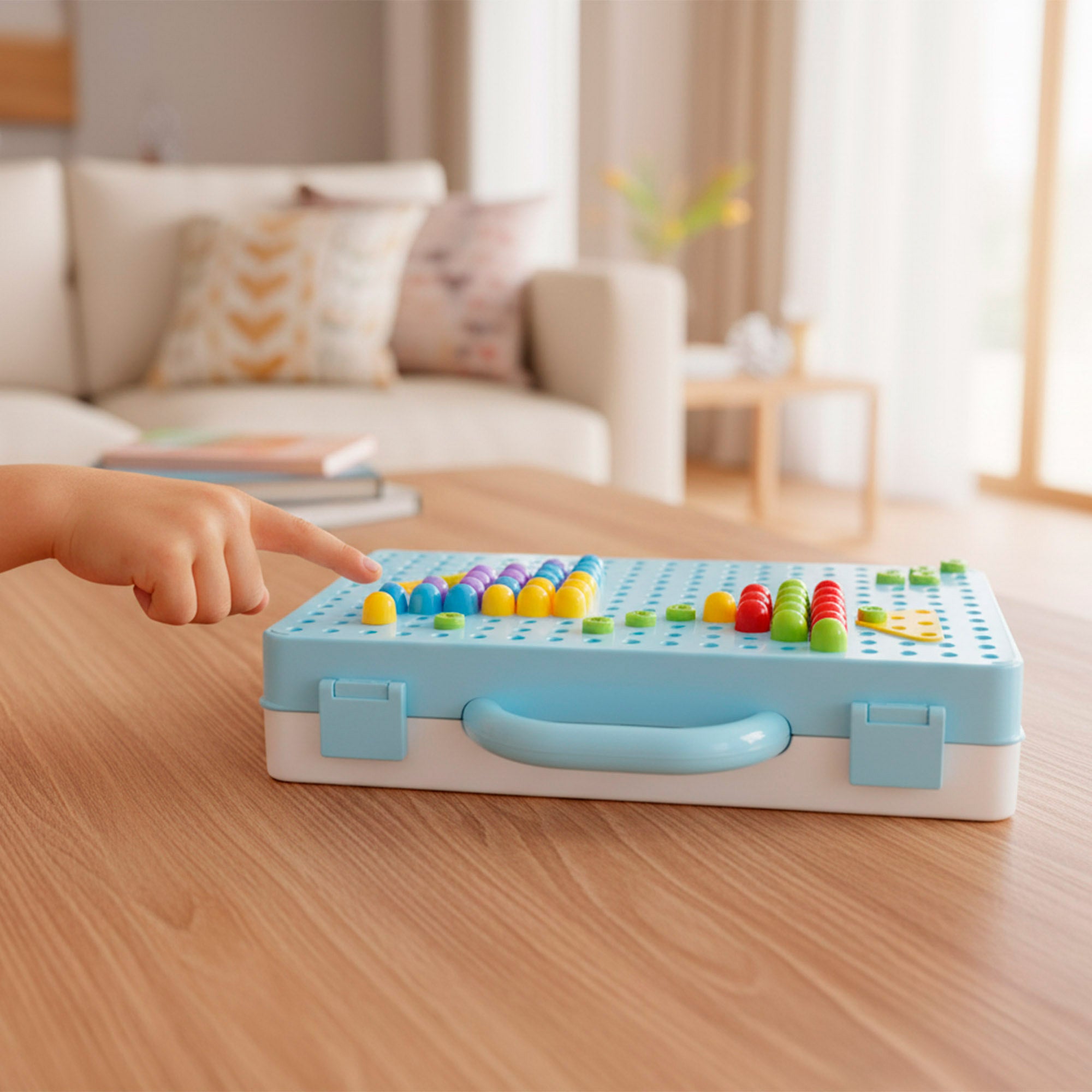 Juego de construcción maletín con taladro Smart Theory