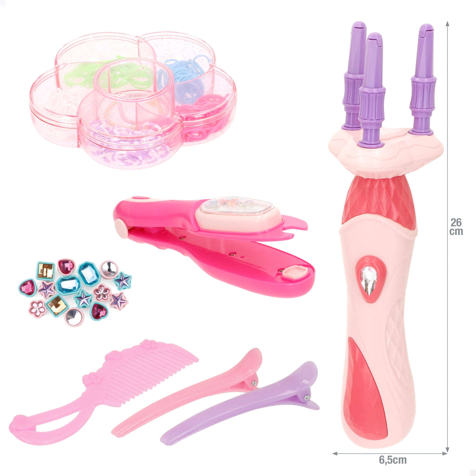 Set 2 en 1 peina y decora tu pelo Beauty