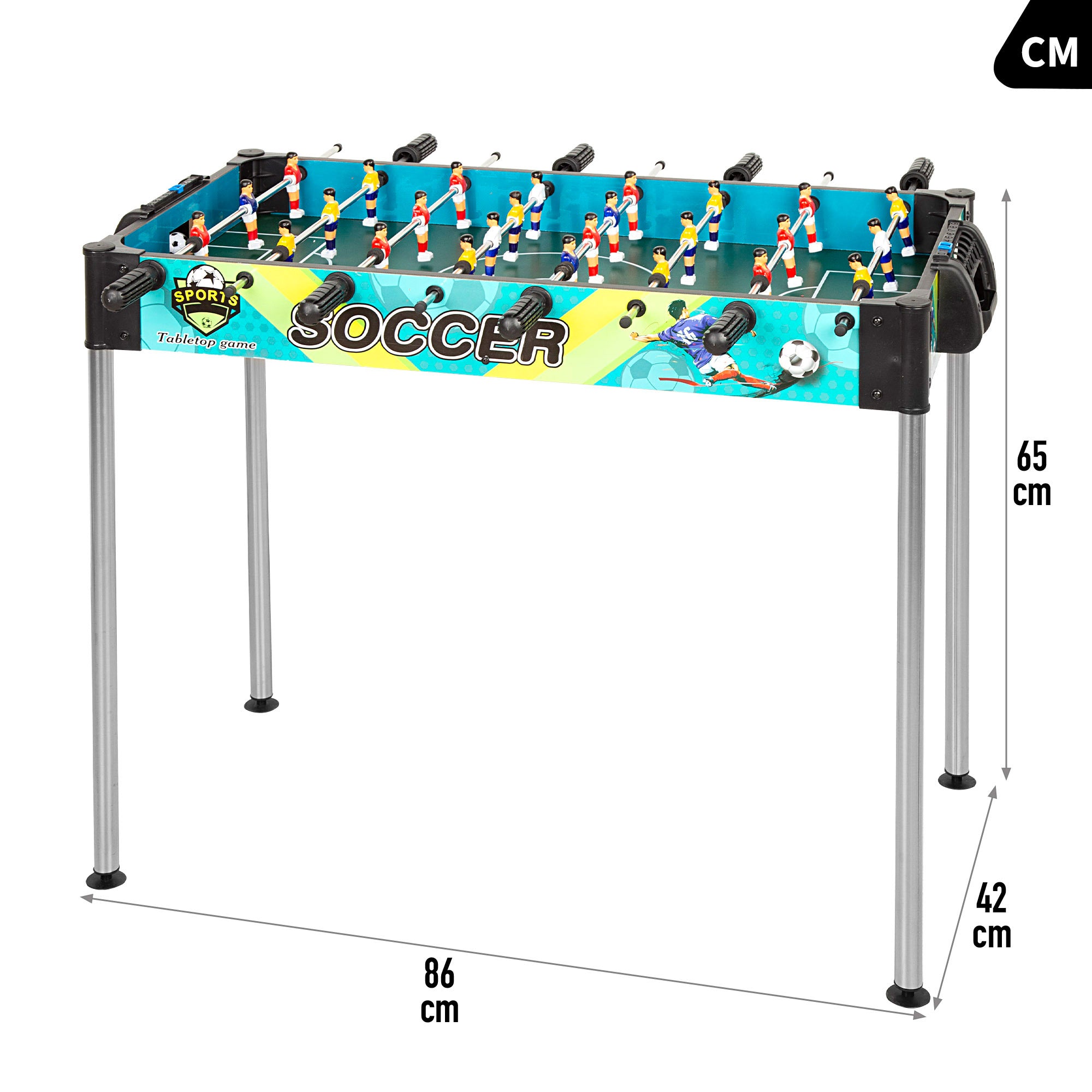 Futbolín intantil 86X42X65 cm CB Games