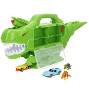 Maletín portacoches con rampa y lanzador Dino Destroyer Teamsterz