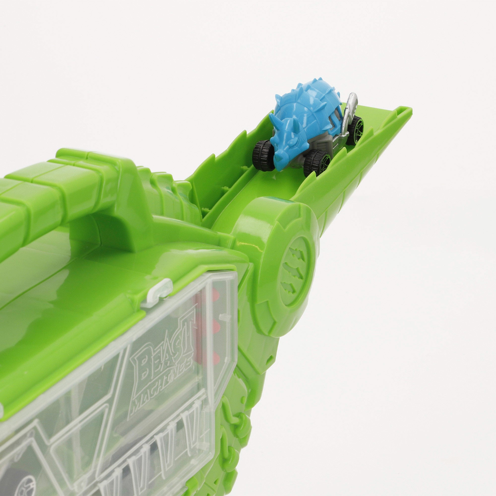 Maletín portacoches con rampa y lanzador Dino Destroyer Teamsterz