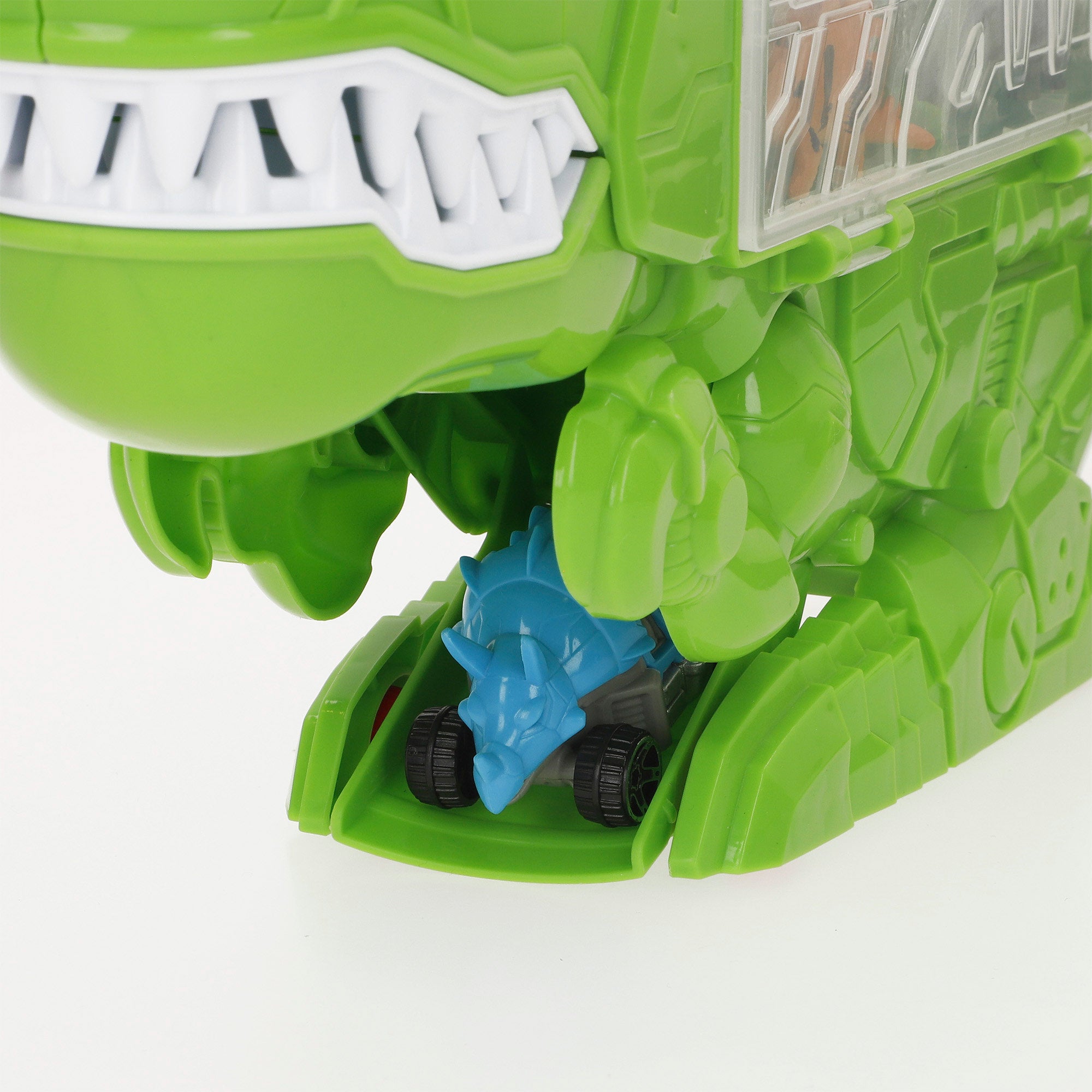 Maletín portacoches con rampa y lanzador Dino Destroyer Teamsterz