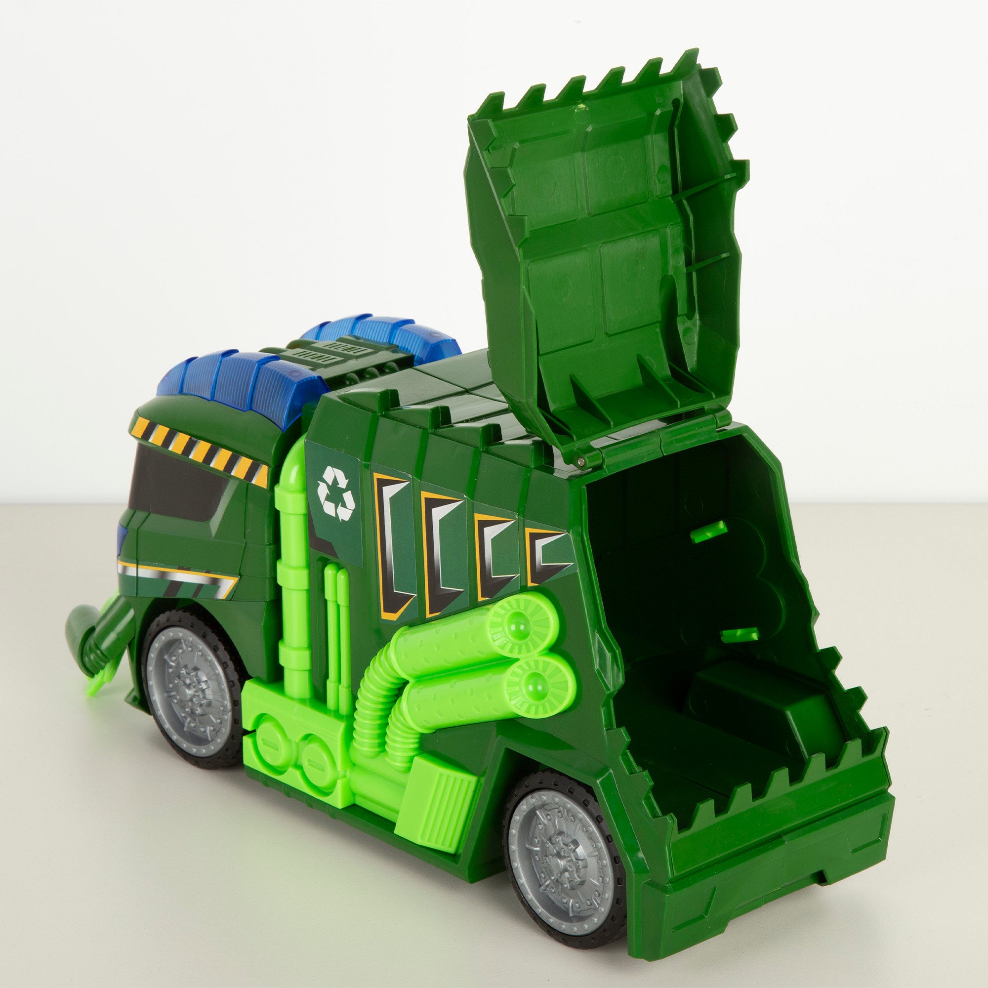 Camión reciclaje con luz y sonido Teamsterz