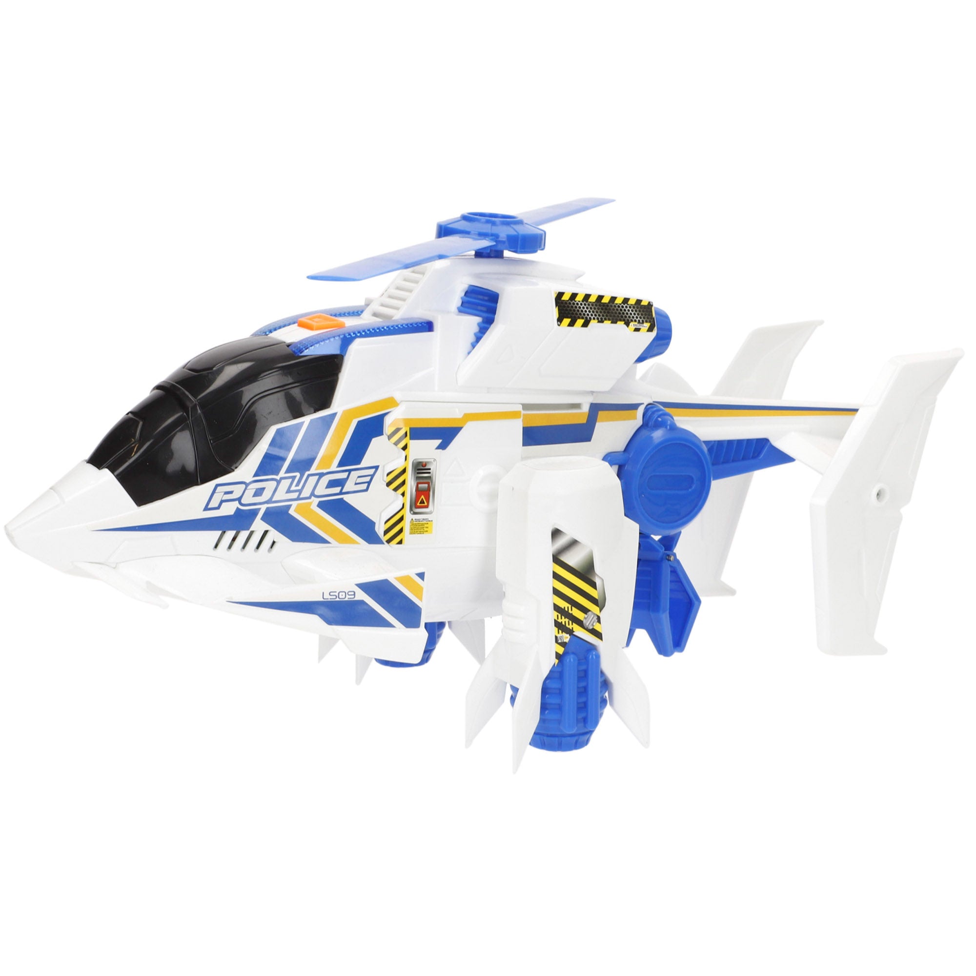 Helicóptero policía con luz y sonido Teamsterz