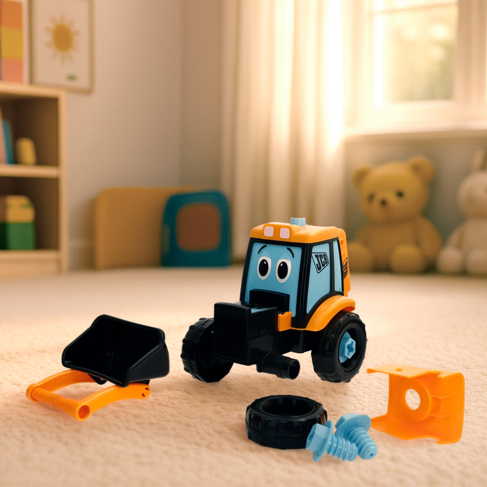 Camión excavadora desmontable con destornillador eléctrico Teamsterz