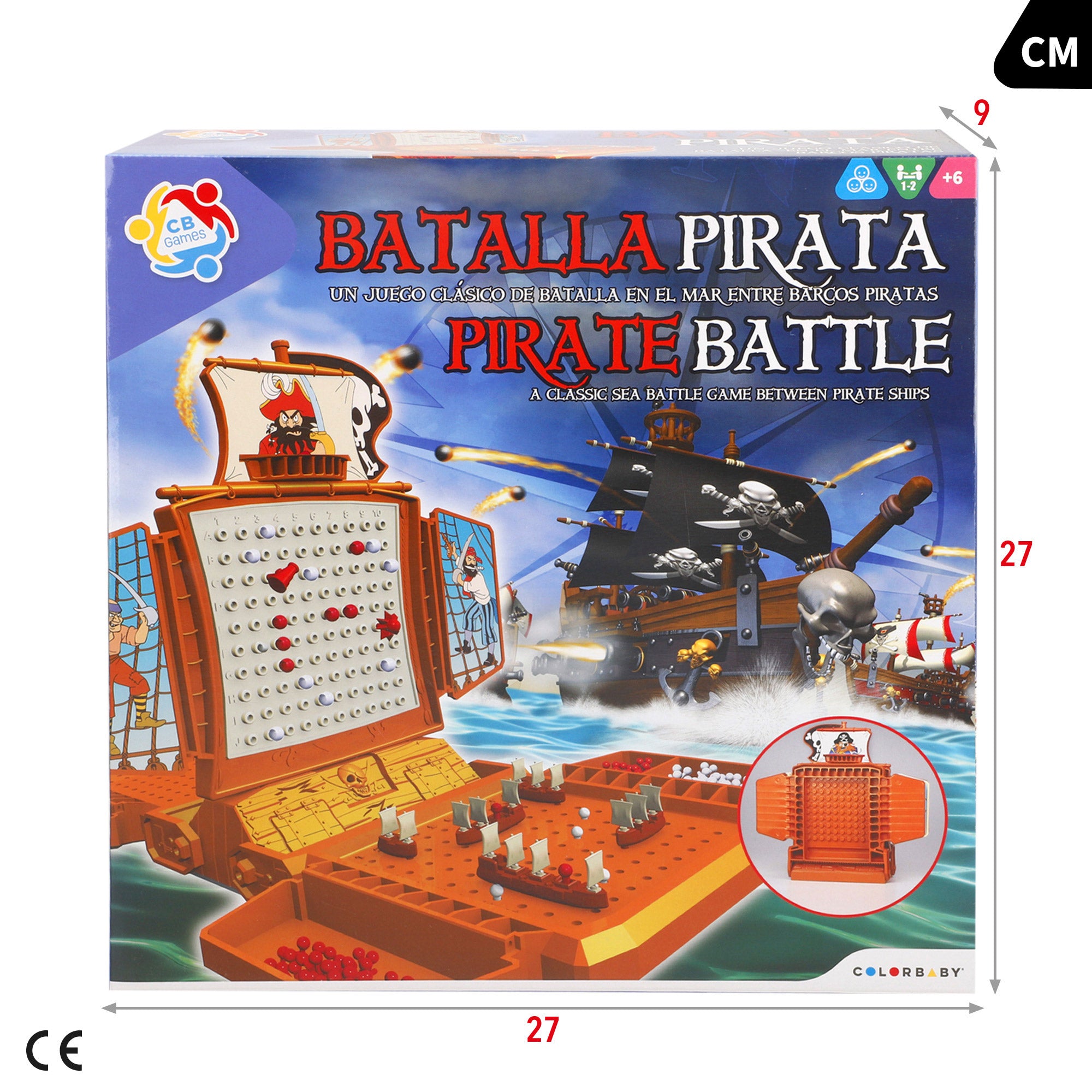 Juego de mesa Hundir la Flota pirata CB Games