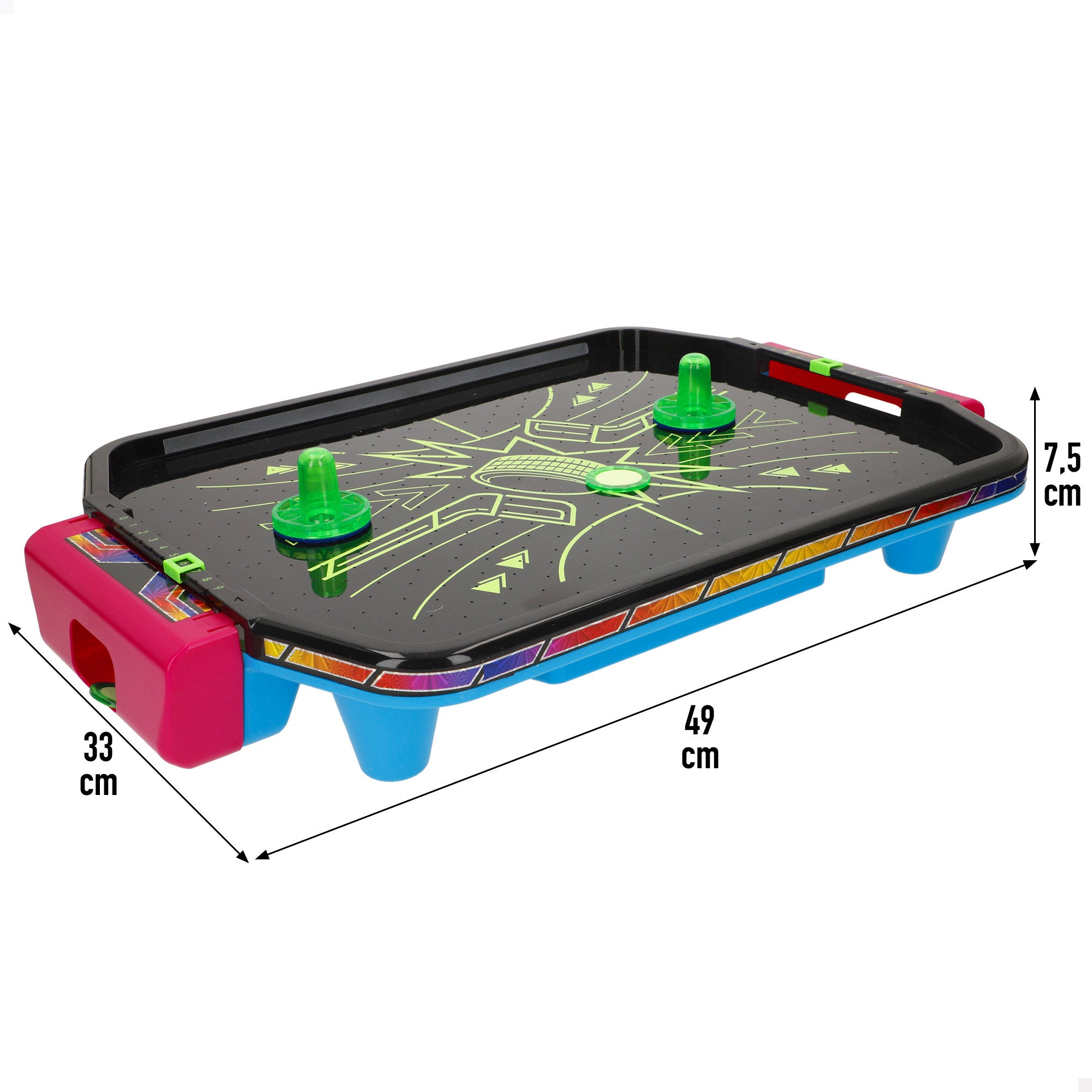 Air hockey de mesa neón con luces CB Games