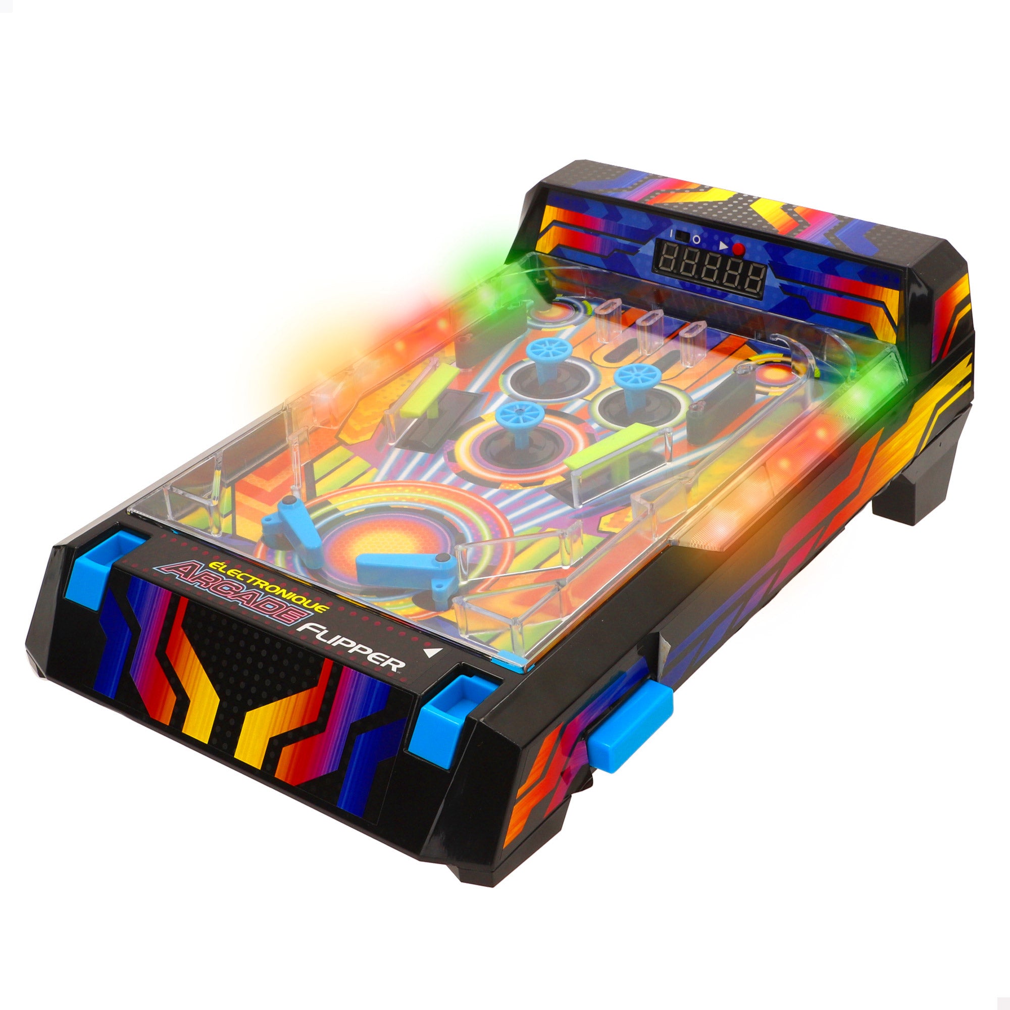 Pinball de mesa neón con luces y sonido CB Games