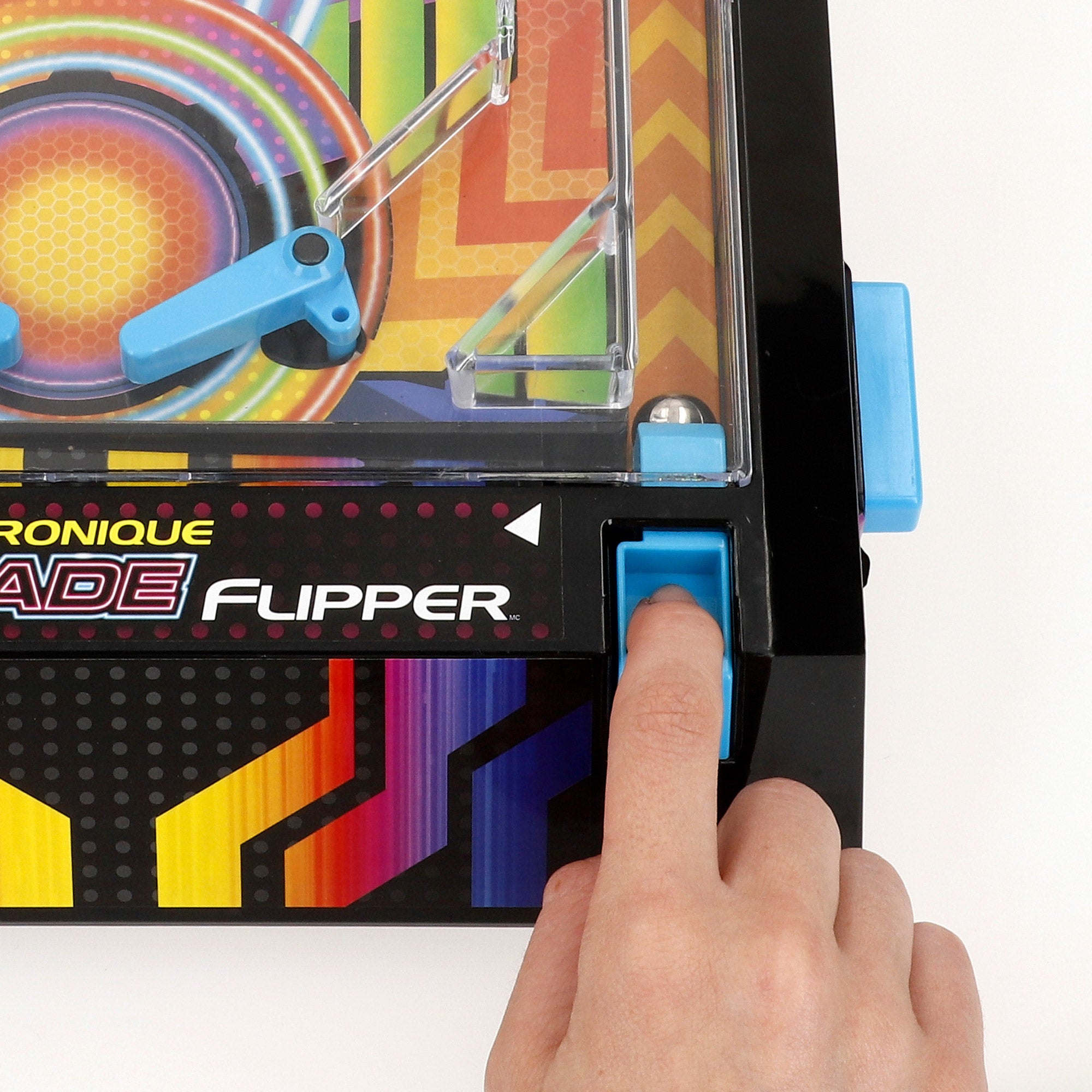 Pinball de mesa neón con luces y sonido CB Games