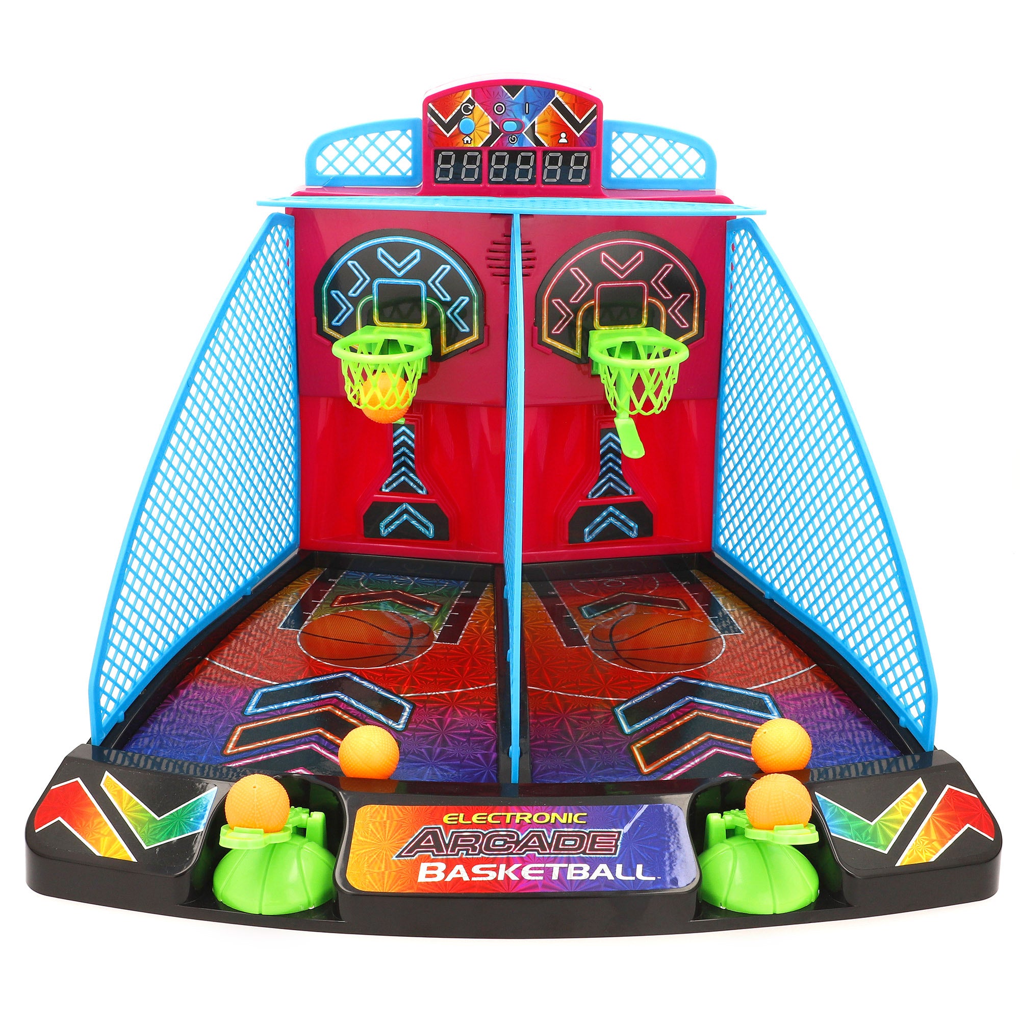 Juego basket neón arcade de mesa con luz y sonido CB Games